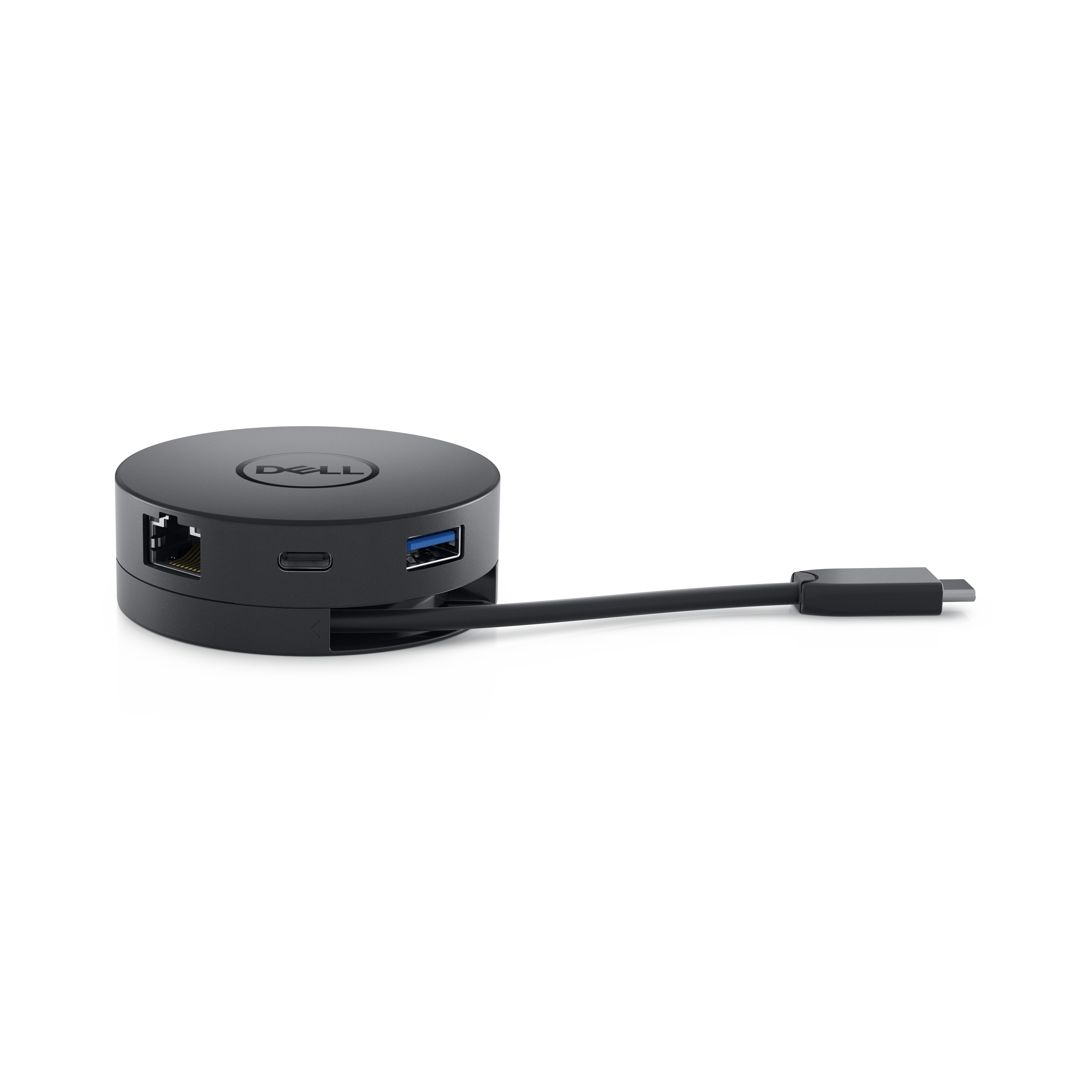 EAN 5704174098263 - DELL Mobile Adapter DA300 Alámbrico USB 3.2 Gen 2 (3.1 Gen 2) Type-C Negro imagen 1