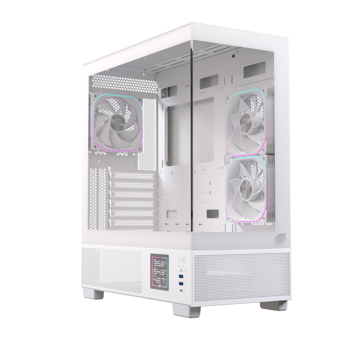 EAN 6977277360028 - Einarex EXCS-PR-51DR-W carcasa de ordenador Midi Tower Blanco imagen 1