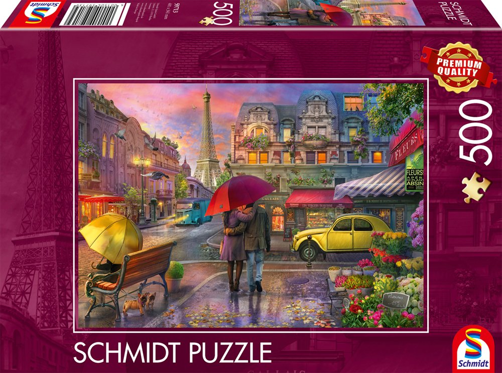 Schmidt Play Rain Magic En París, Puzzle 500 Parts 59713