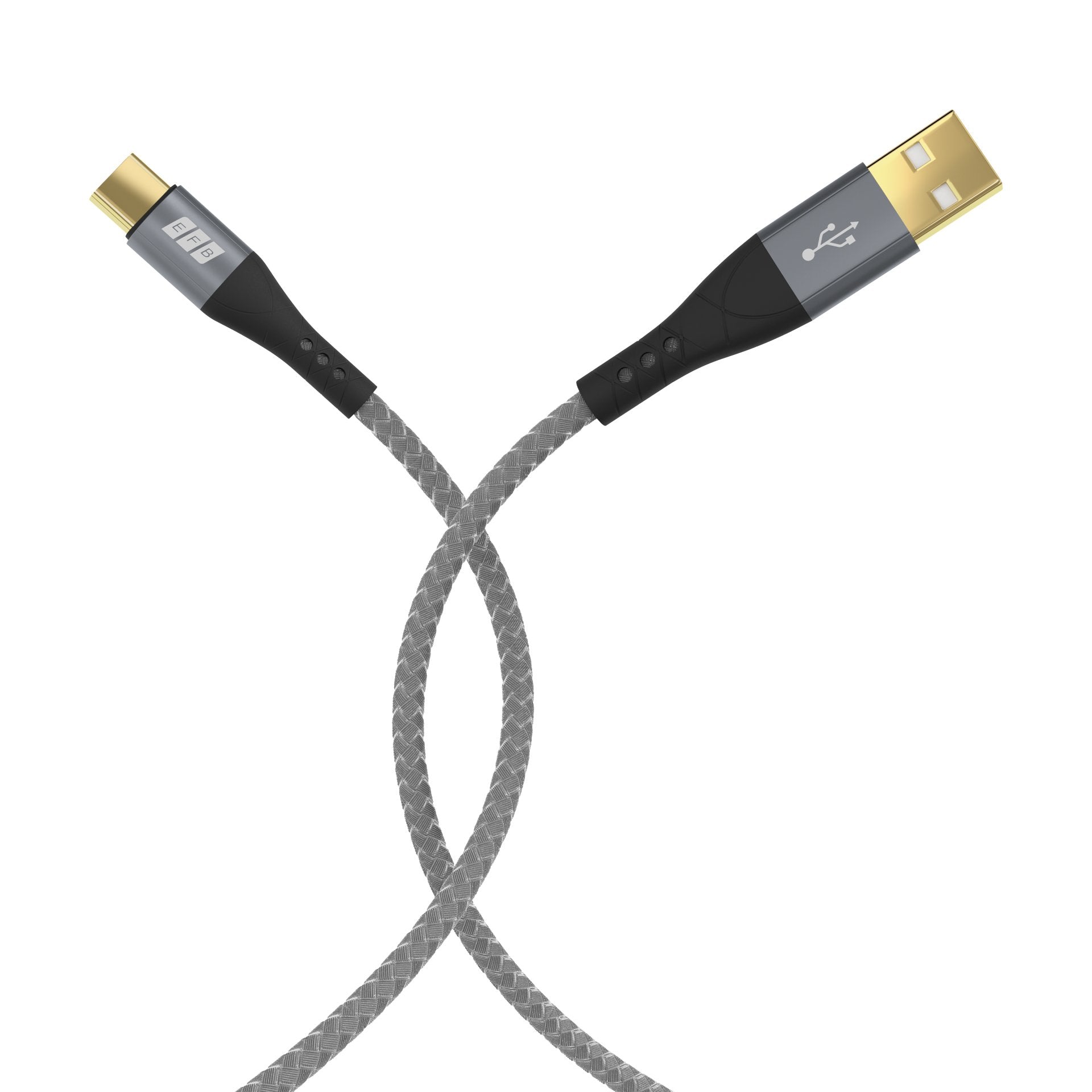 EAN 4049759325053 - EFB Elektronik USB-AC-00005 cable USB USB 2.0 USB A USB C Negro, Gris imagen 2