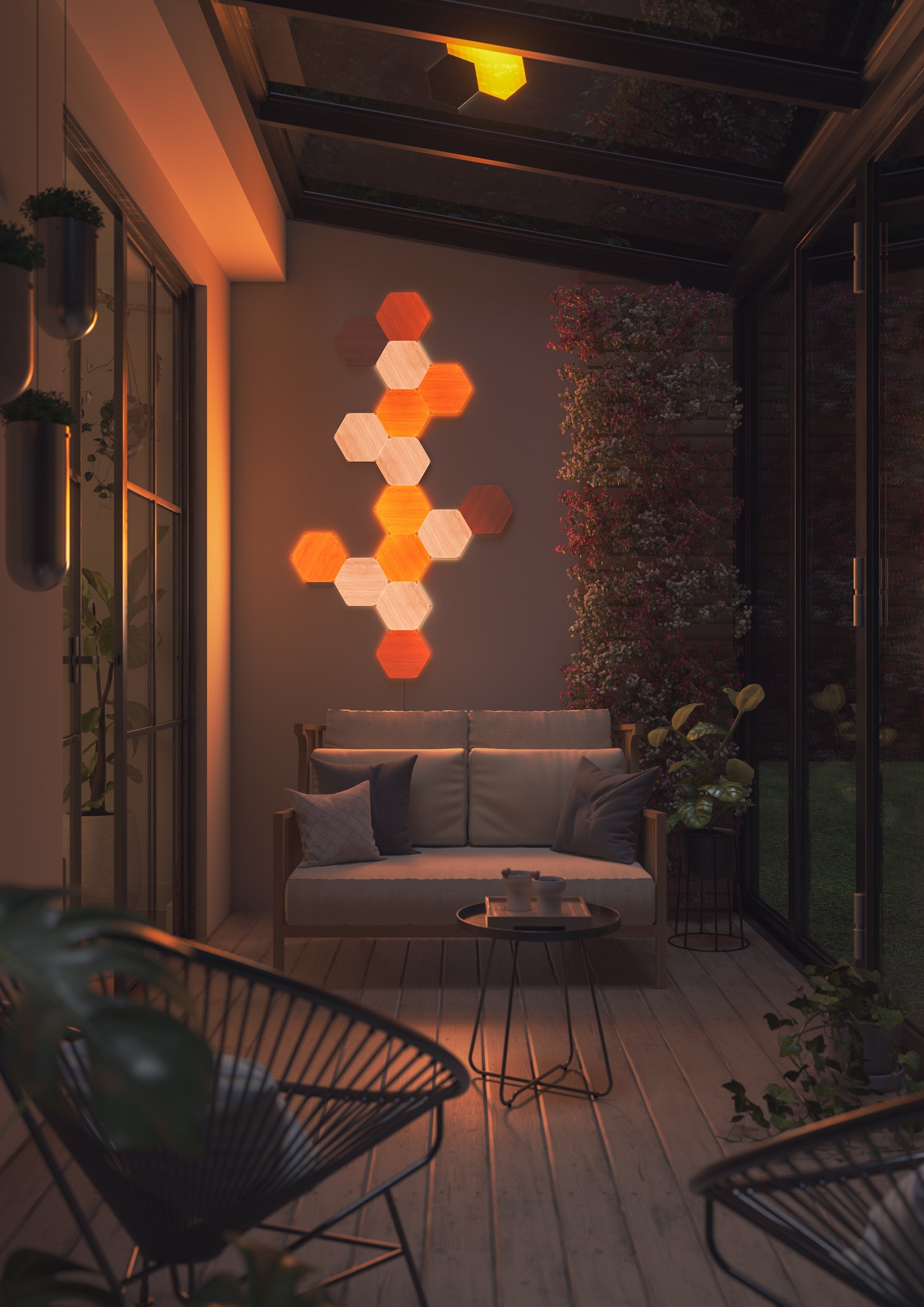 Panel Led Nanoleaf Elements Hexagons Starterkit 13pk