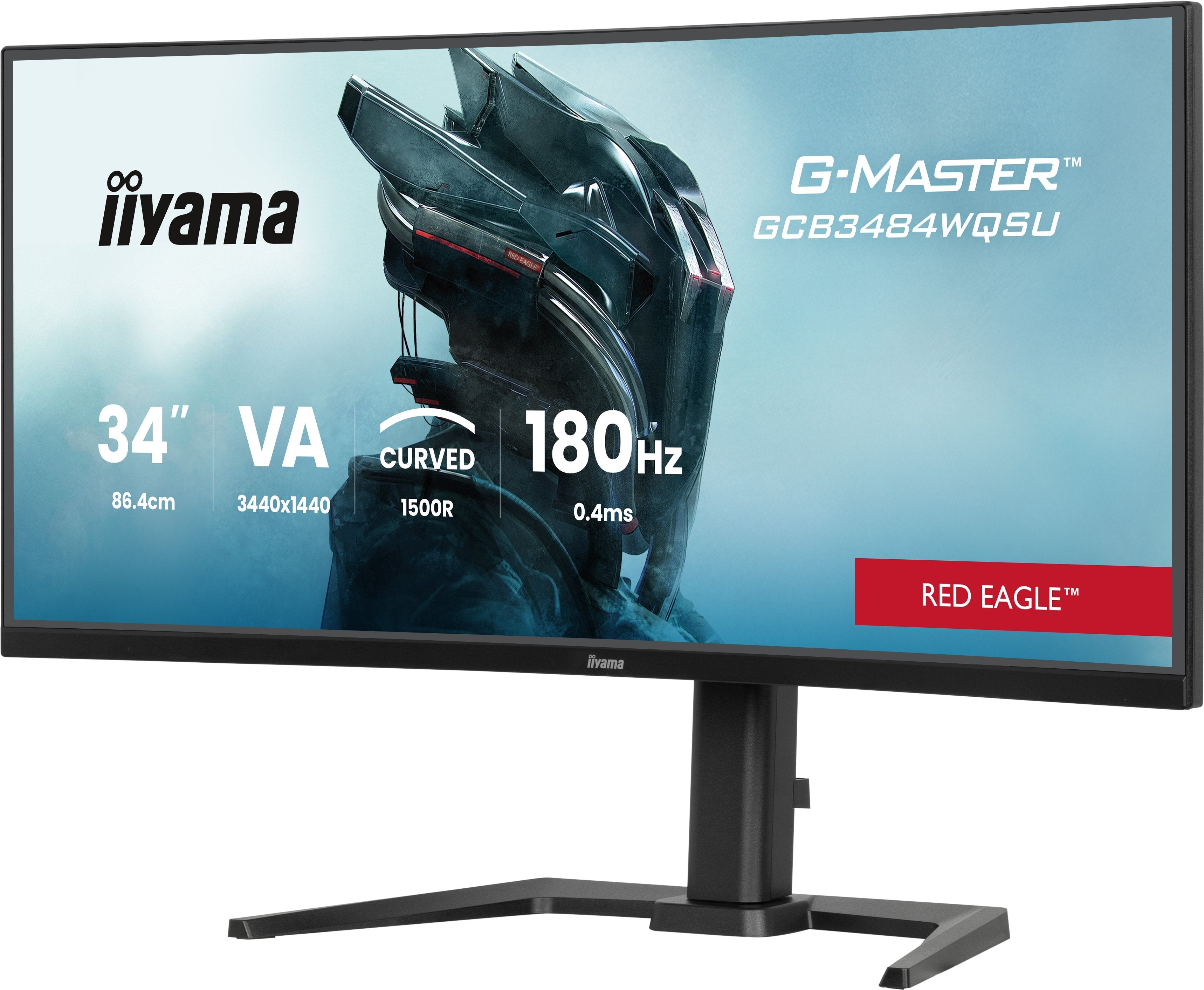 Monitor Gaming Iiyama 34" Gcb3484wqsu-B1 21:9 2xhdmi+2xdp+Usb-C Cu Negro