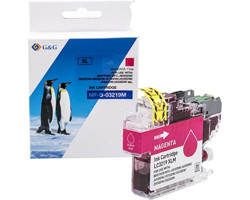 G&G Tintencartucho Compatible Brother Lc-3219m Magenta