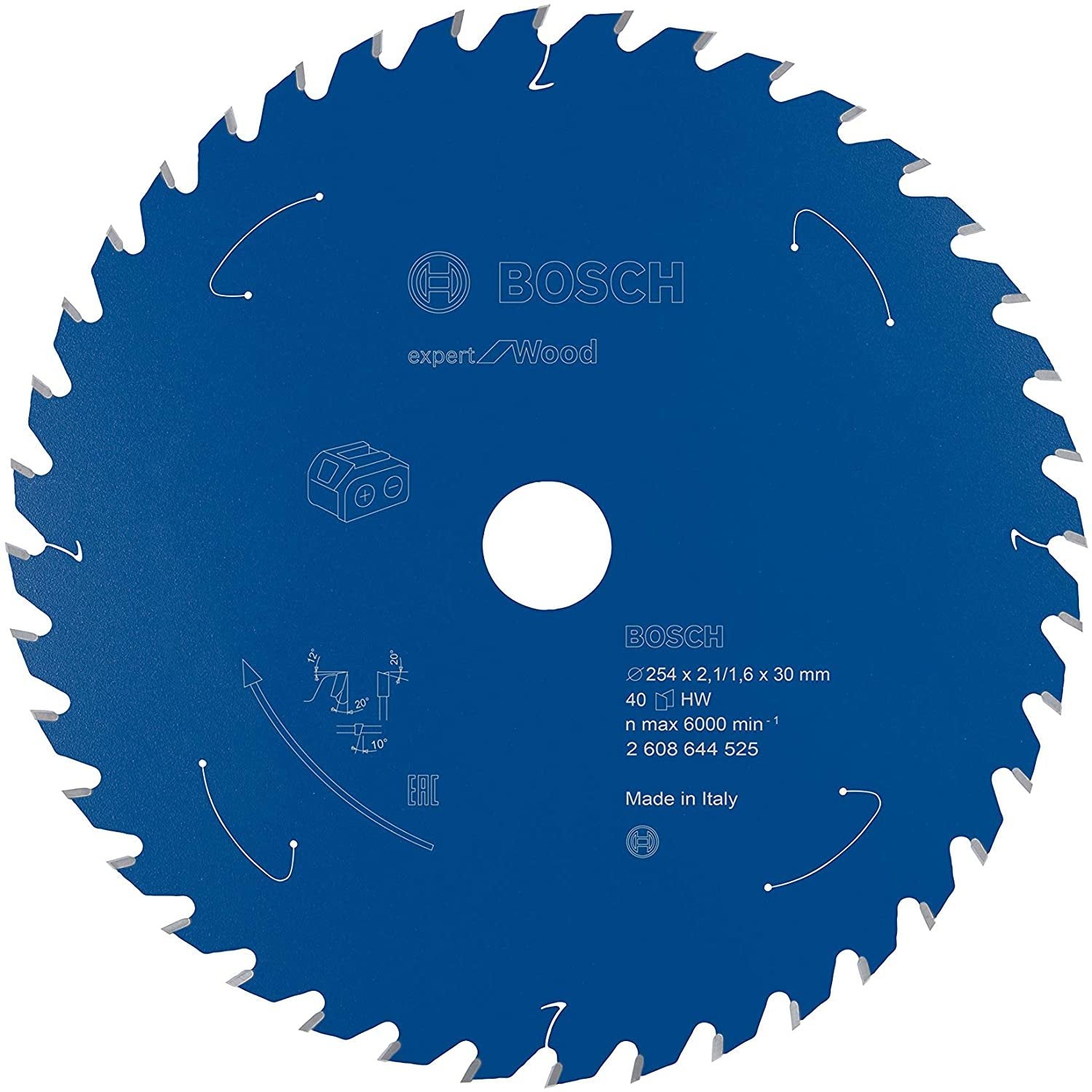 Bosch Hoja De Sierra Circular Expert Para Madera, 254mm 2608644525