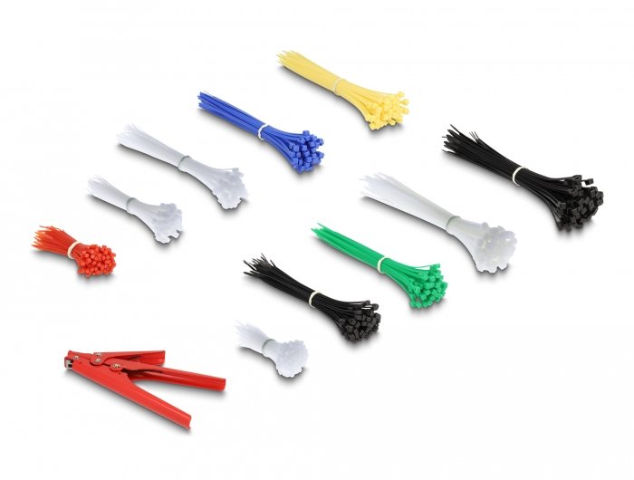 EAN 4043619186402 - DeLOCK 18640 presilla Bridas adherentes para cables Metal, Plástico Multicolor imagen 3