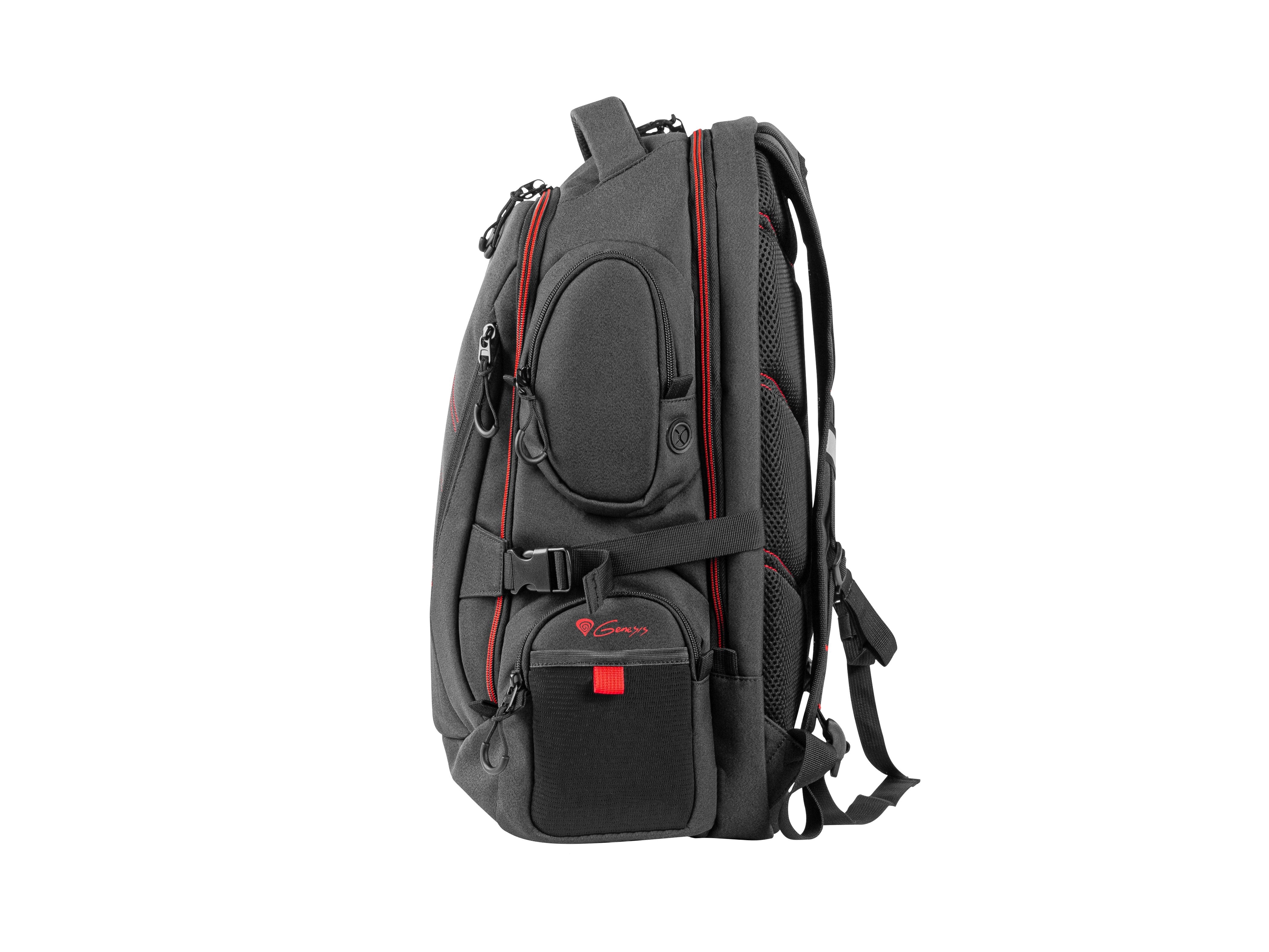 Mochila Genesis Pallad 550 Hasta 17.3 Pulgadas Negra