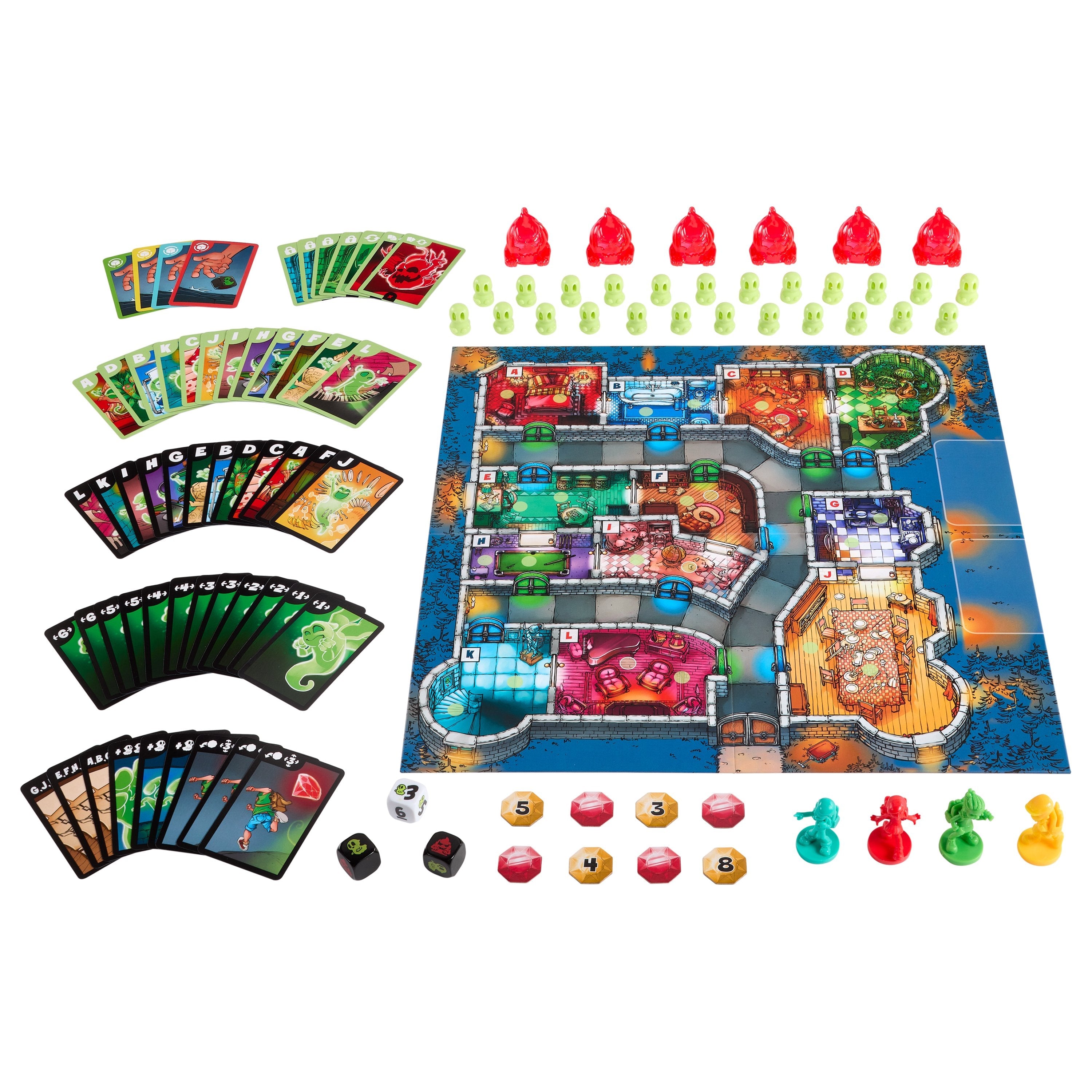 Mattel Games Geister, Ghosts, Treasury Master (Edición De Aniversario), Juego De Mesa Hxt19