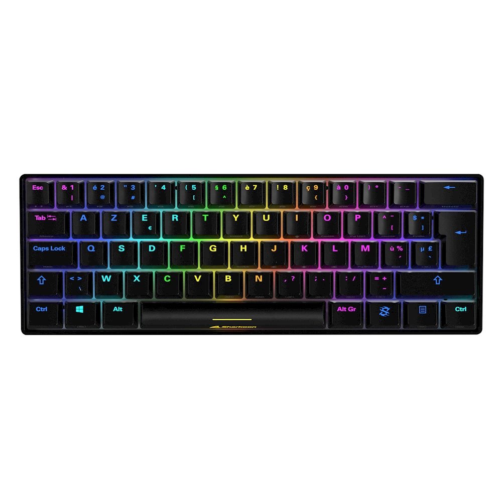 EAN 4044951033997 - Sharkoon SGK50 S4 teclado Juego USB AZERTY Francés Negro imagen 1