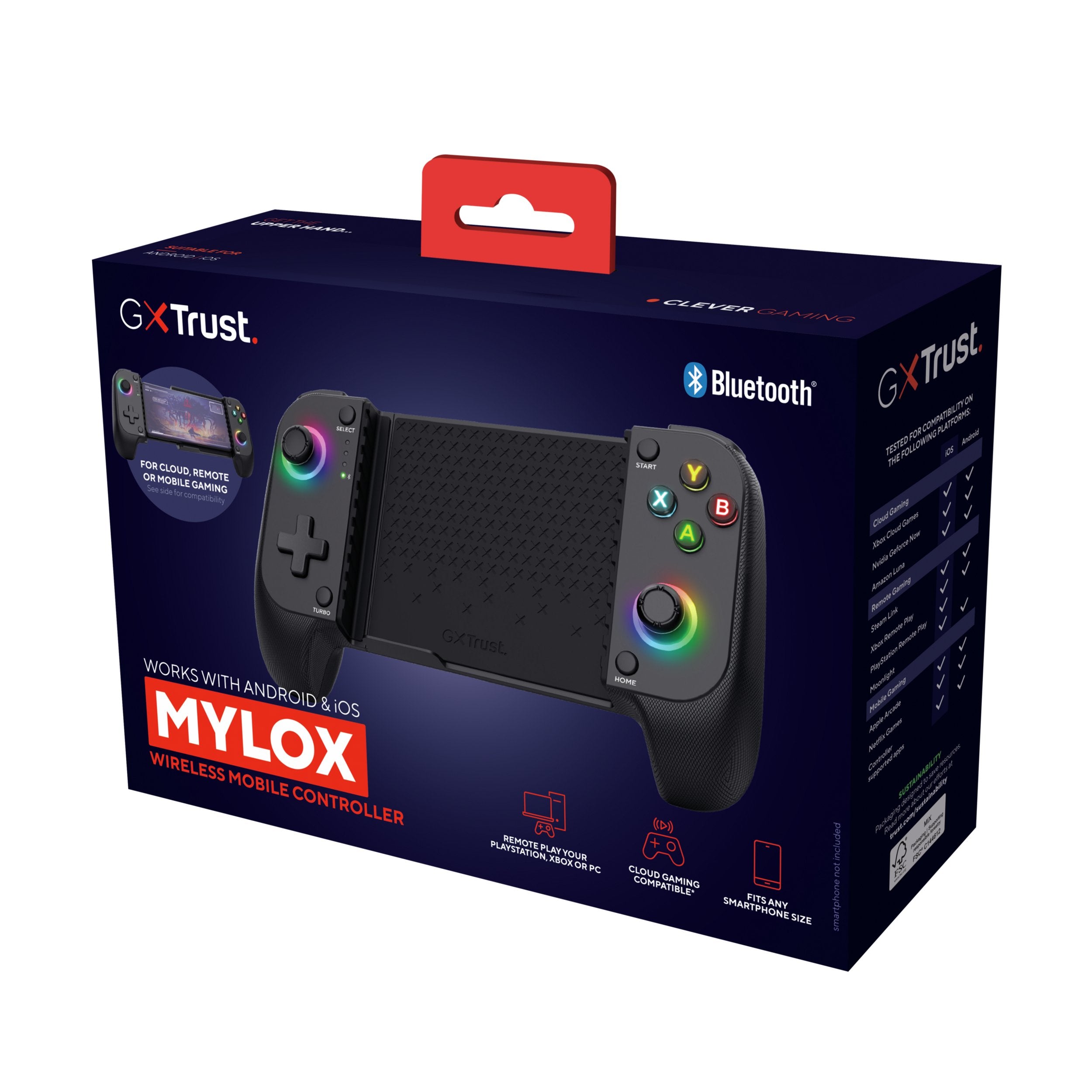 EAN 8713439256499 - Trust GXT 735G Mylox Gris Bluetooth Gamepad Analógico/Digital Android, iOS imagen 9