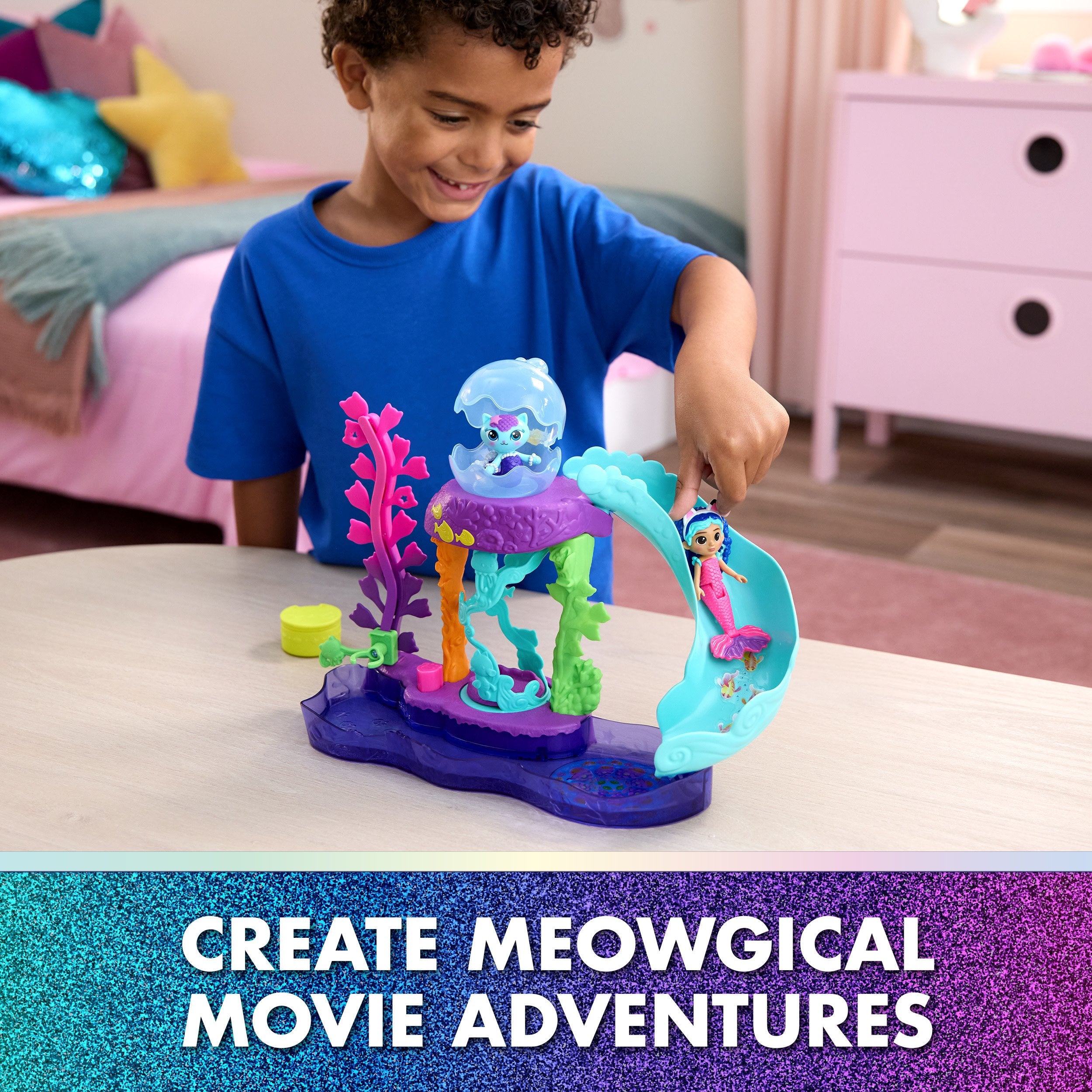 EAN 681147090064 - Gabby's Dollhouse GDH PYS Movie Aquarium Playset INTL GML imagen 6
