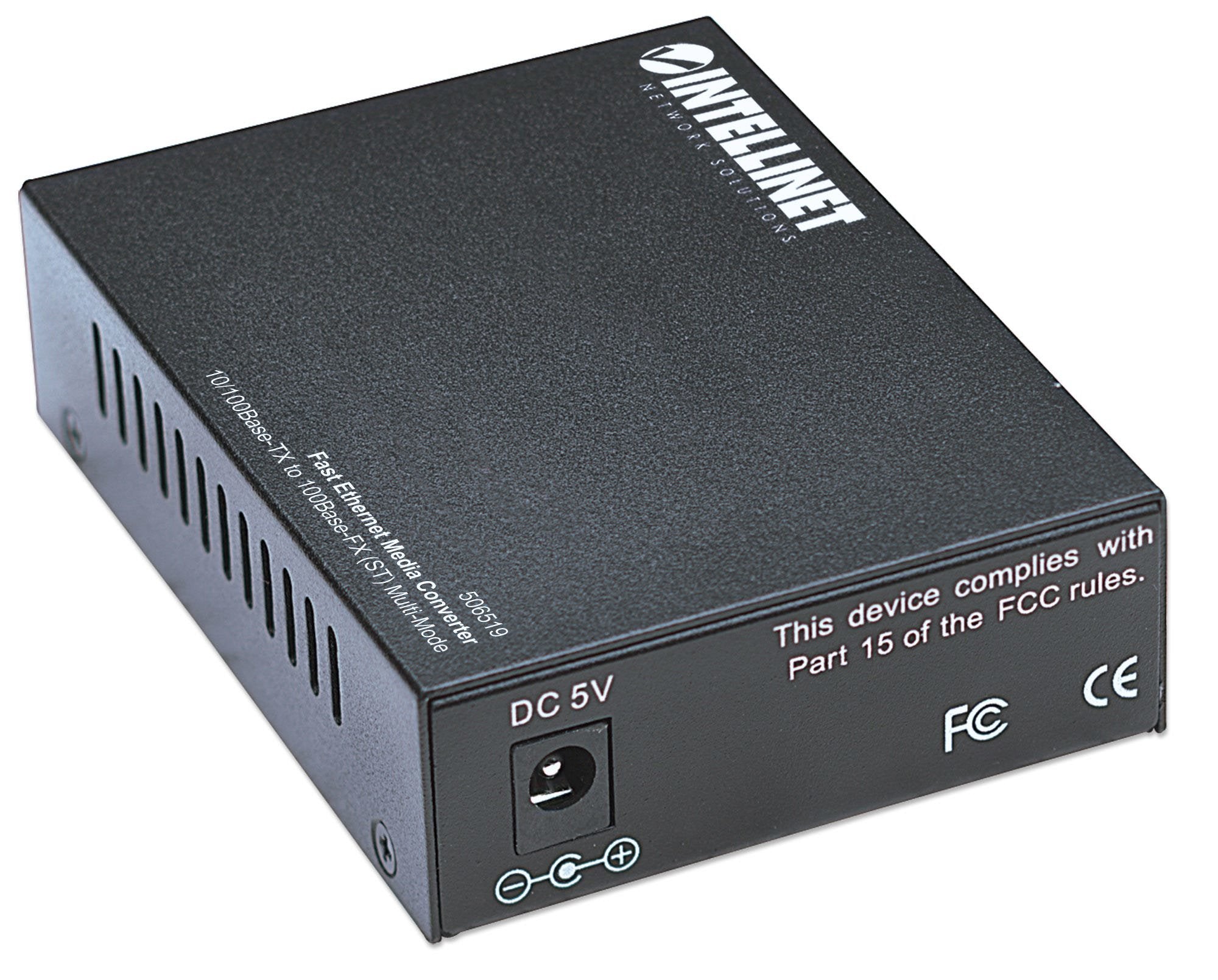 EAN 0766623506519 - Intellinet 506519 convertidor de medio 100 Mbit/s 1310 nm Multimodo Negro imagen 5
