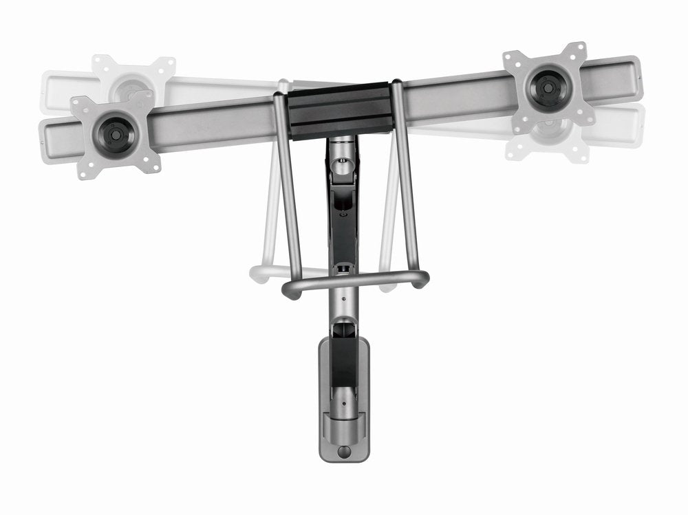 EAN 8716309127660 - Gembird Laikiklis Adjustable wall 2-display mounting arm 17-32inch iki 8kg imagen 5