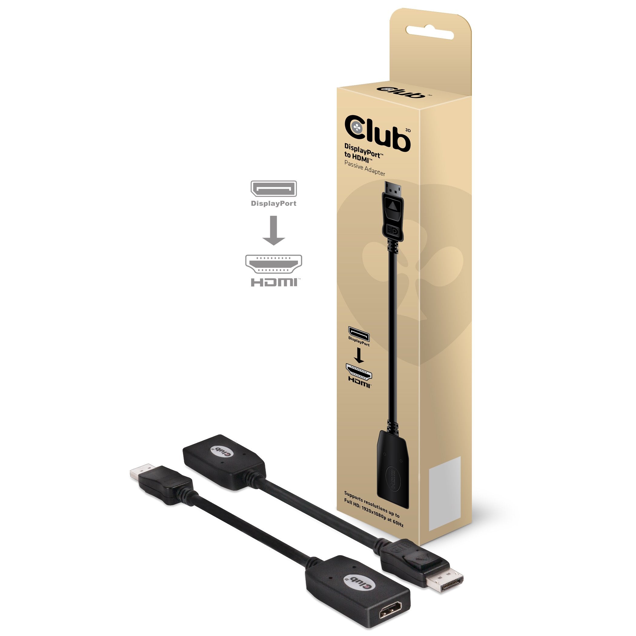 Adaptador Pasivo Displayport 1.1 -> Hdmi 1.3