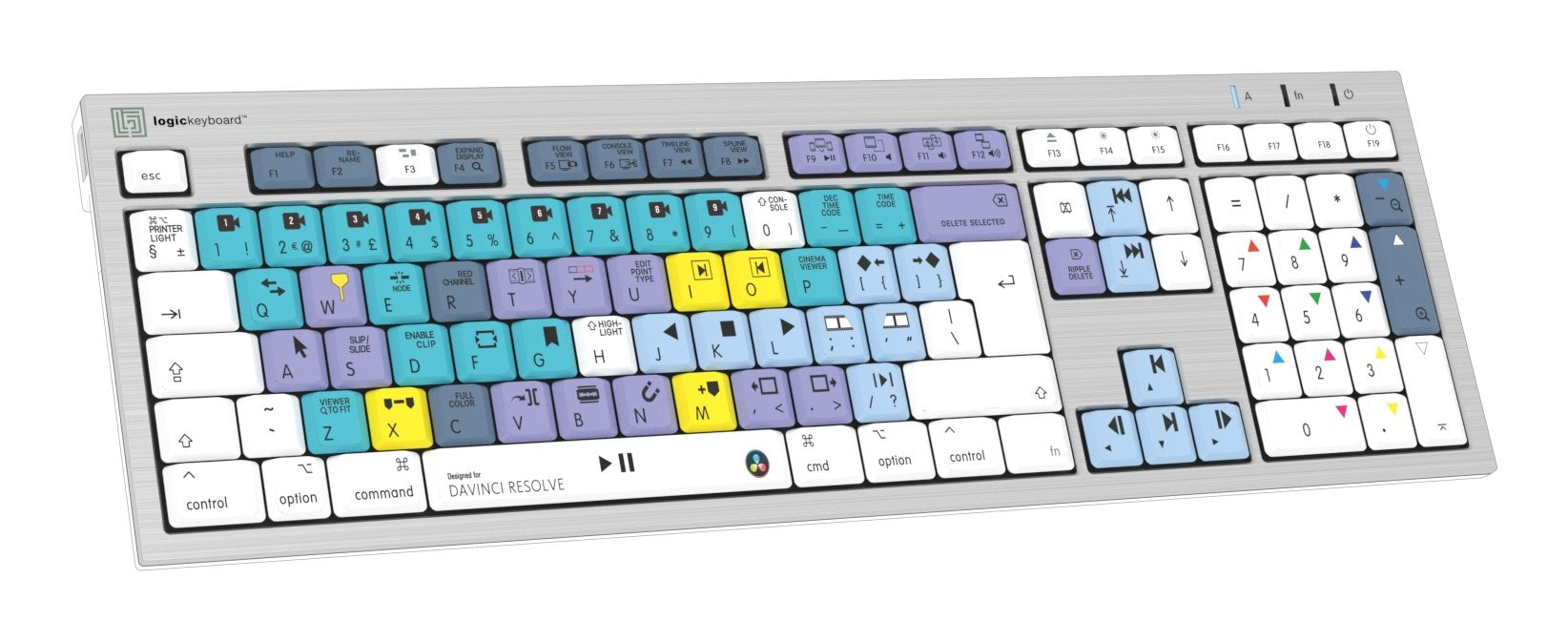 EAN 5707795022556 - Logickeyboard LKB-RESC-CWMU teclado Oficina USB QWERTY Francés Plata imagen 2