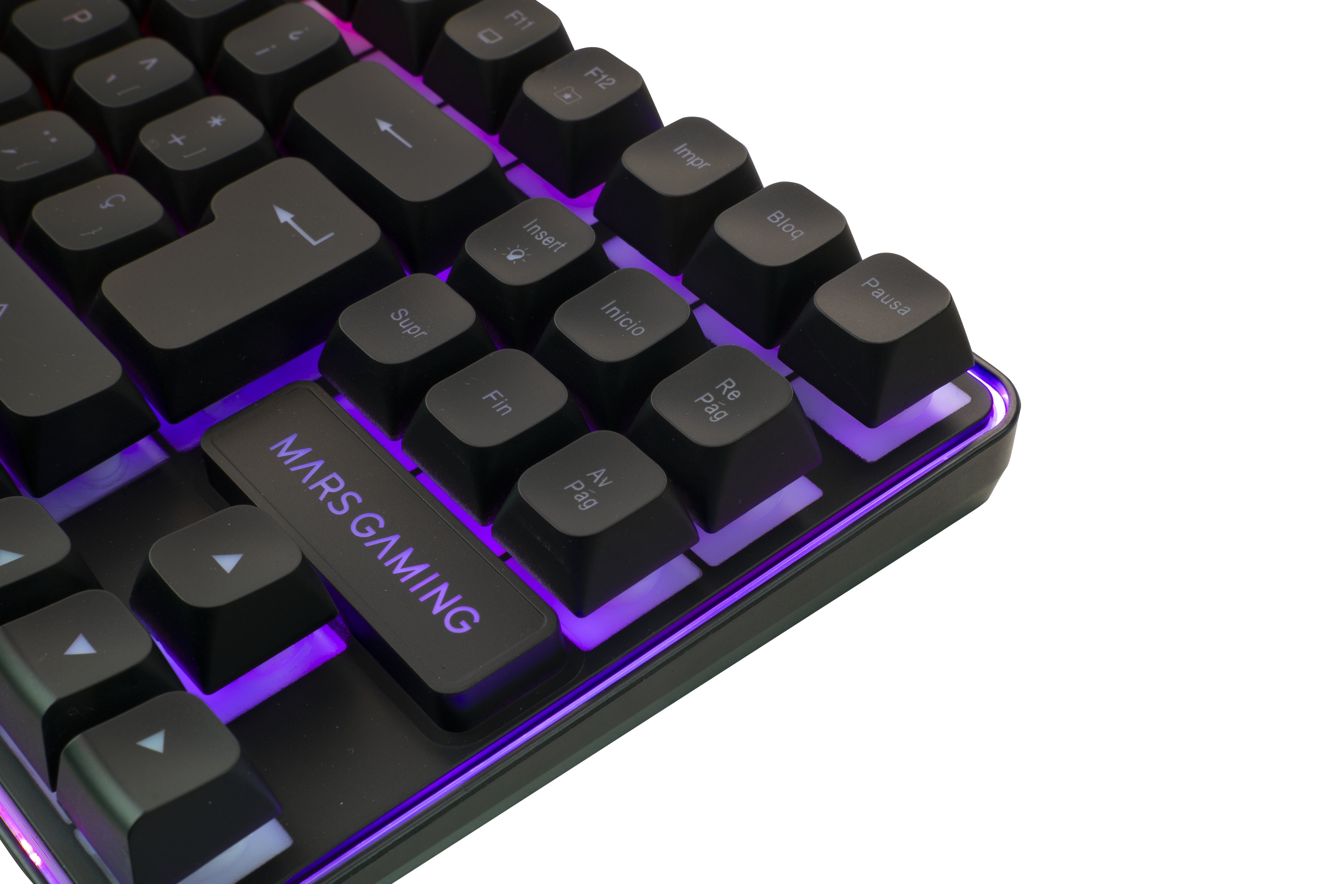 EAN 8435693111733 - Mars Gaming MCPWTKLES teclado Ratón incluido Juego RF inalámbrica + USB QWERTY Español Negro imagen 2