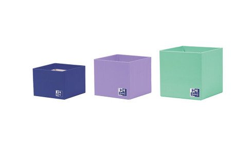 EAN 8427291047255 - Oxford 400175165 bandeja de escritorio/organizador Caja de cartón Azul, Lila, Color menta imagen 2