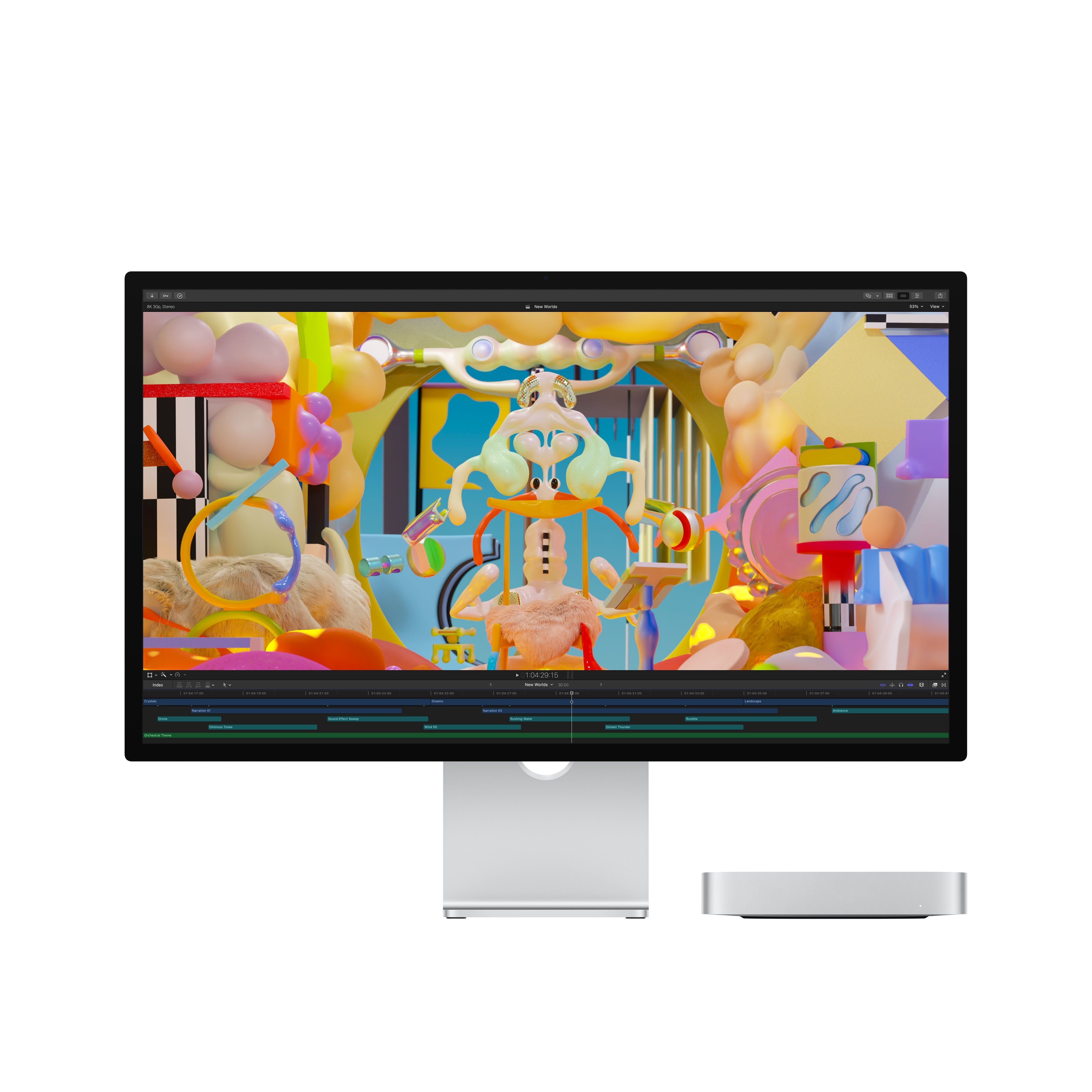 EAN 4066582415355 - Apple Mac mini Apple M M2 16 GB 256 GB SSD macOS Ventura Mini PC Plata imagen 4