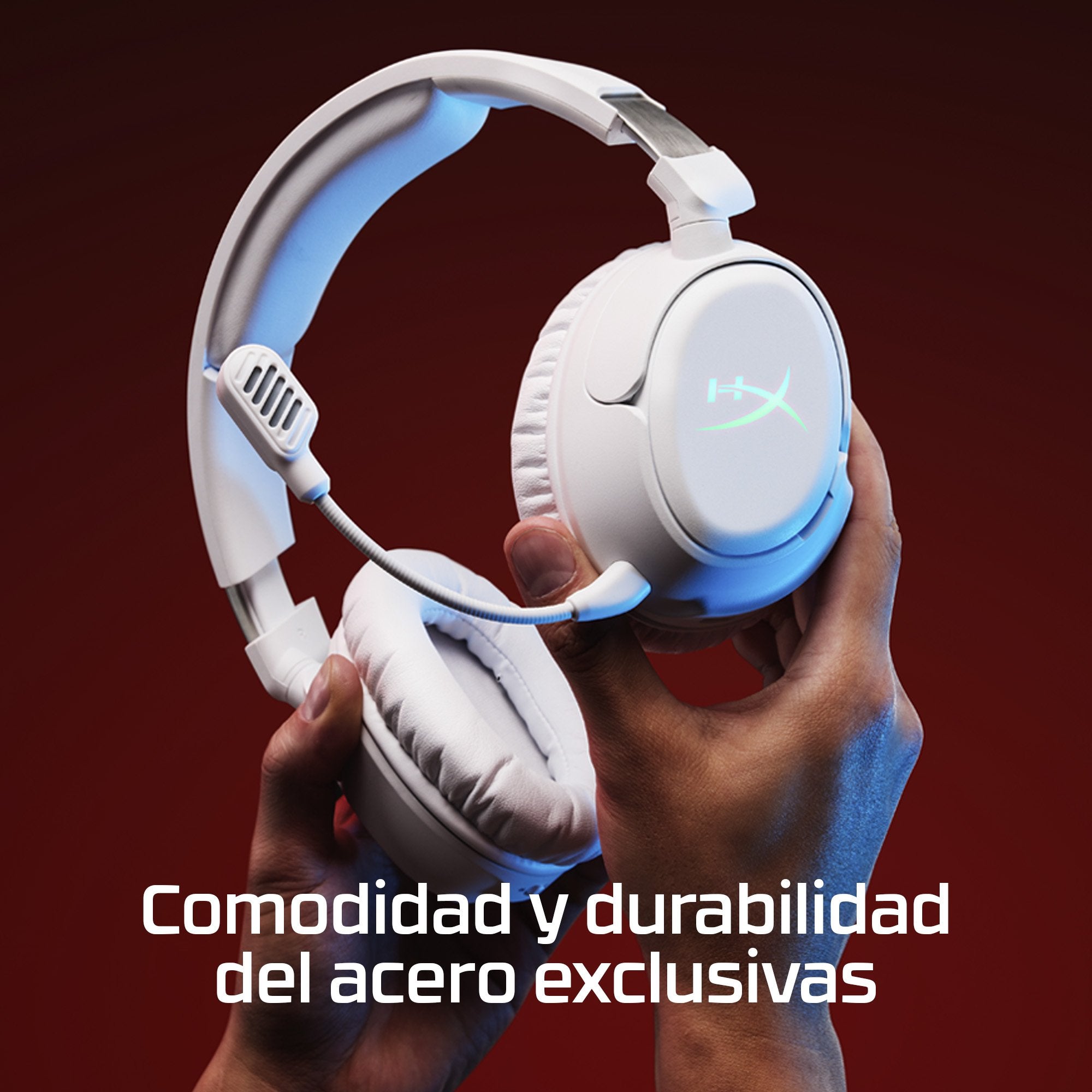 EAN 0198990148328 - HyperX Cloud Flight 2 Inalámbrico Diadema Juego Bluetooth Blanco imagen 9