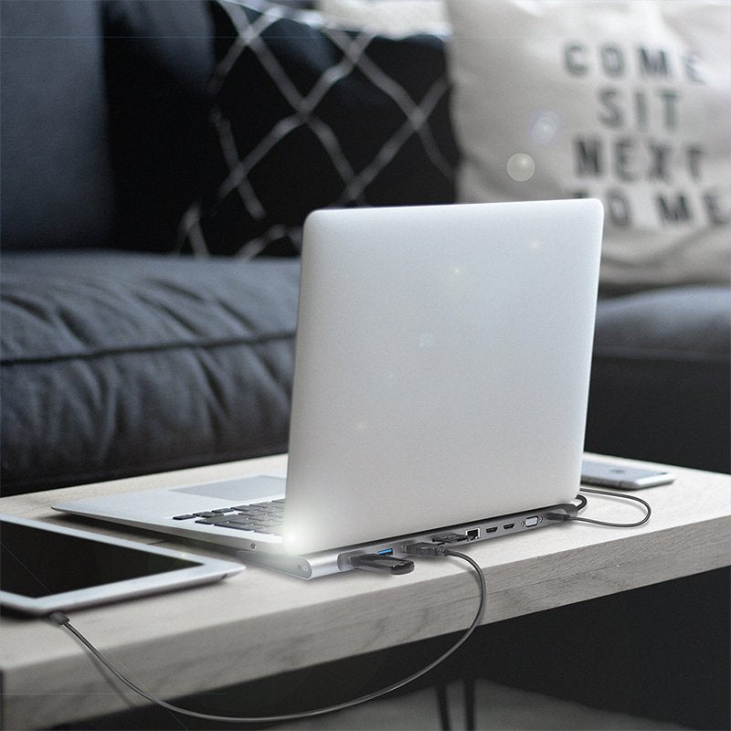 EAN 4052792062847 - LogiLink UA0373 base para portátil y replicador de puertos Alámbrico USB 3.2 Gen 1 (3.1 Gen 1) Type-C Alu imagen 8