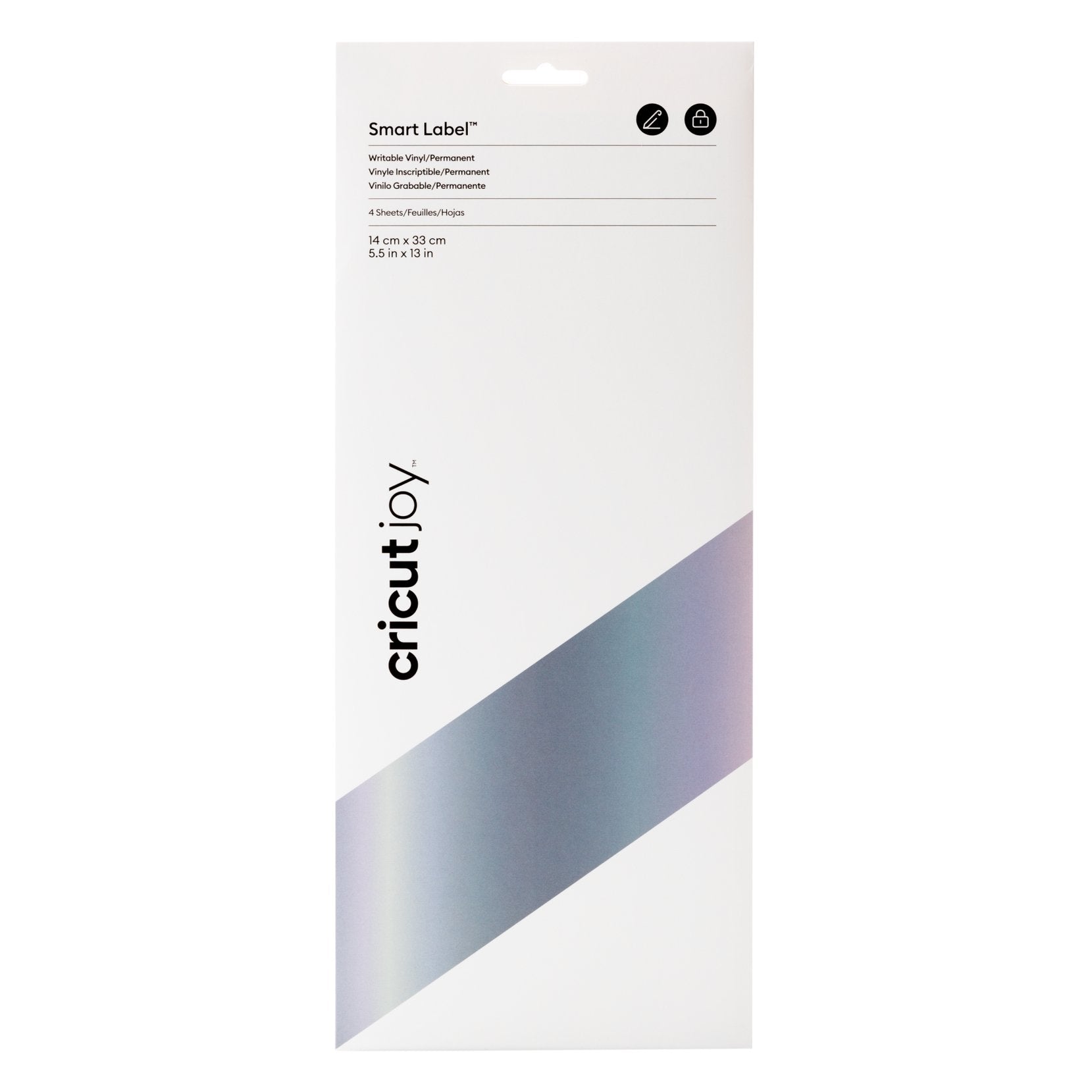 EAN 0093573954764 - Cricut Joy Smart Label Writable Lámina de vinilo de transferencia térmica Vinilo de termotransferencia li imagen 1