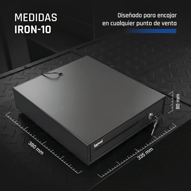 EAN 8435364316368 - iggual IRON-10 Cajón de efectivo automático y manual imagen 6