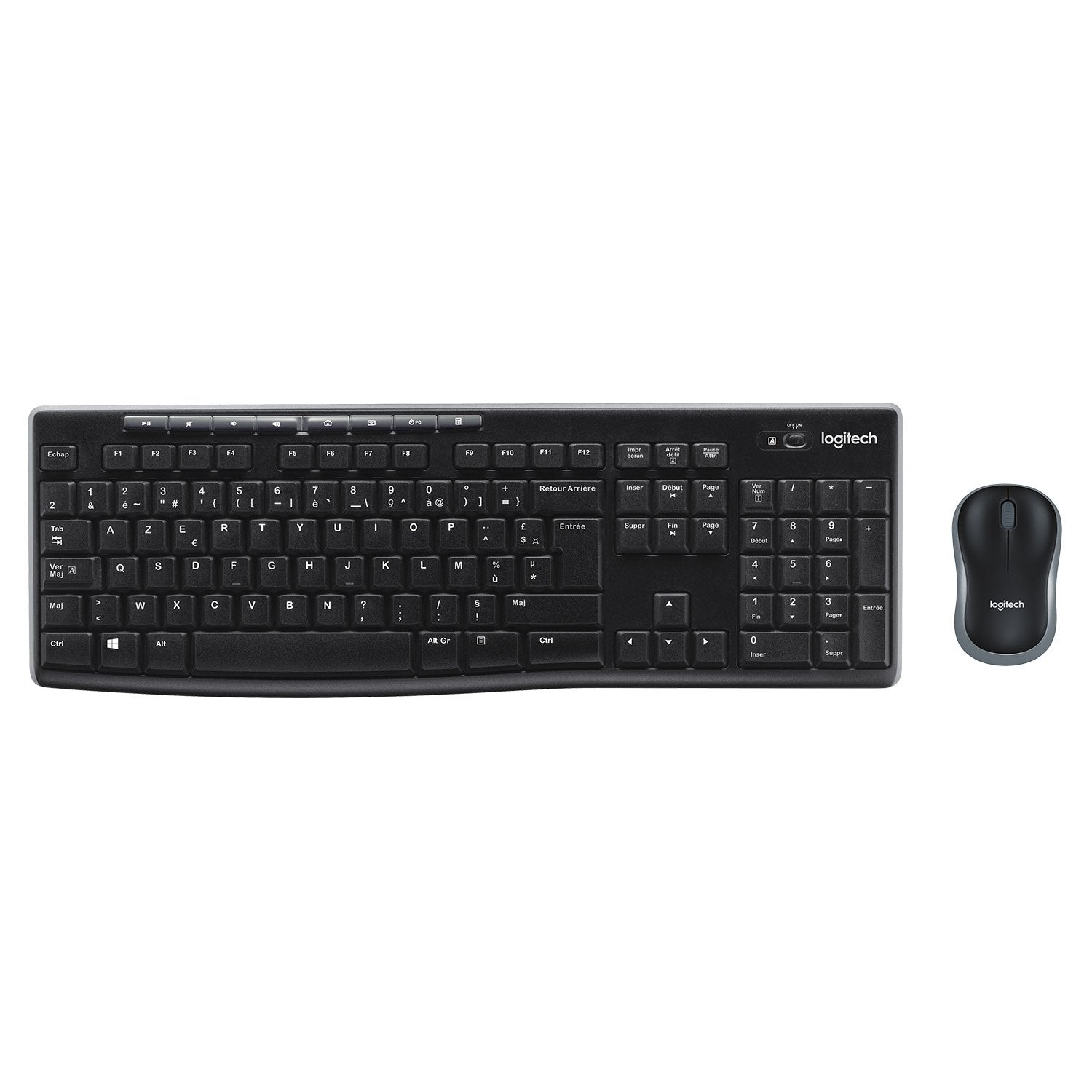 EAN 5099206039308 - Logitech 920-004524 teclado Ratón incluido Oficina RF inalámbrico AZERTY Belga Negro imagen 1