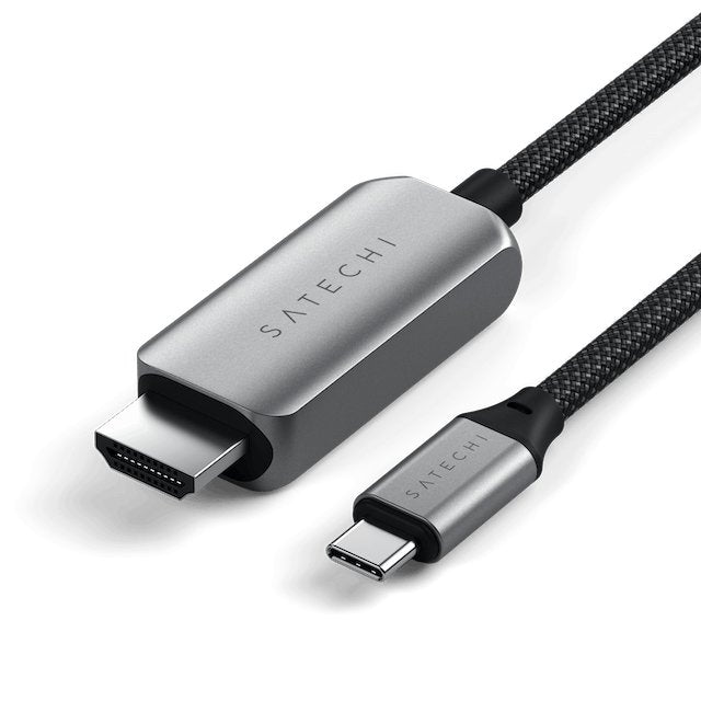 Satechi Usb-C To Hdmi 2.1 8k Cable, Longitud: 1,96m Verfügt Sobre Einen Hdmi 2.1- Sowie Einen Usb C Conexión