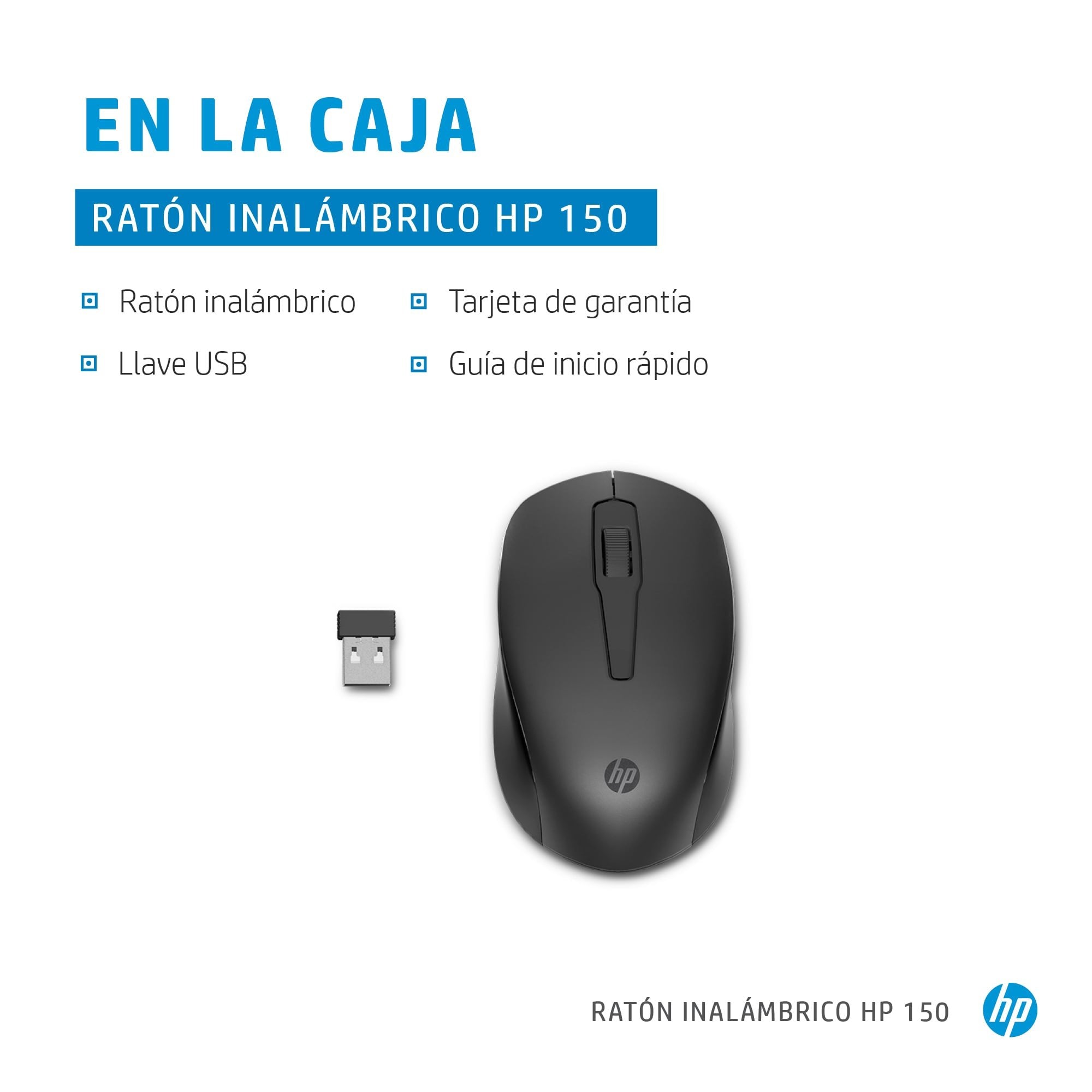 EAN 0195161814655 - HP 150 Wireless Mouse ratón Ambidextro RF inalámbrico Óptico 1600 DPI imagen 5
