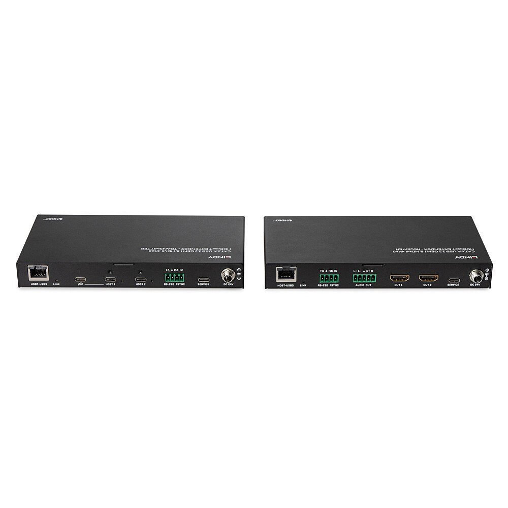 EAN 4002888393652 - Lindy 39365 ampliador de red Transmisor y receptor de red Negro imagen 3