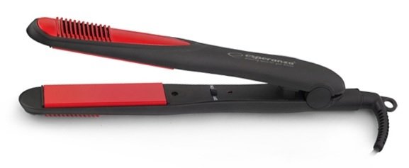 Plancha De Pelo Esperanza Ebp004 Negro, Rojo 35 W
