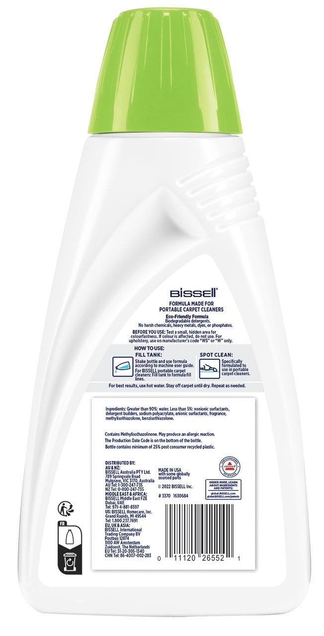 EAN 0011120265521 - Bissell Natural Pet Spot & Stain 1L Líquido (listo para usar) imagen 2