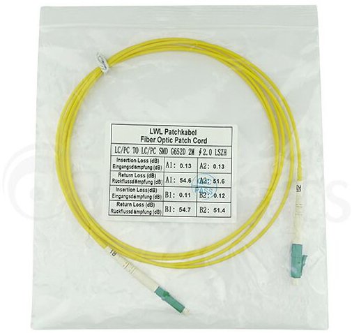 EAN 4063232609225 - BlueOptics SFP2121BU0.5MM Cable de fibra óptica e InfiniBand 0,5 m LC Amarillo imagen 5