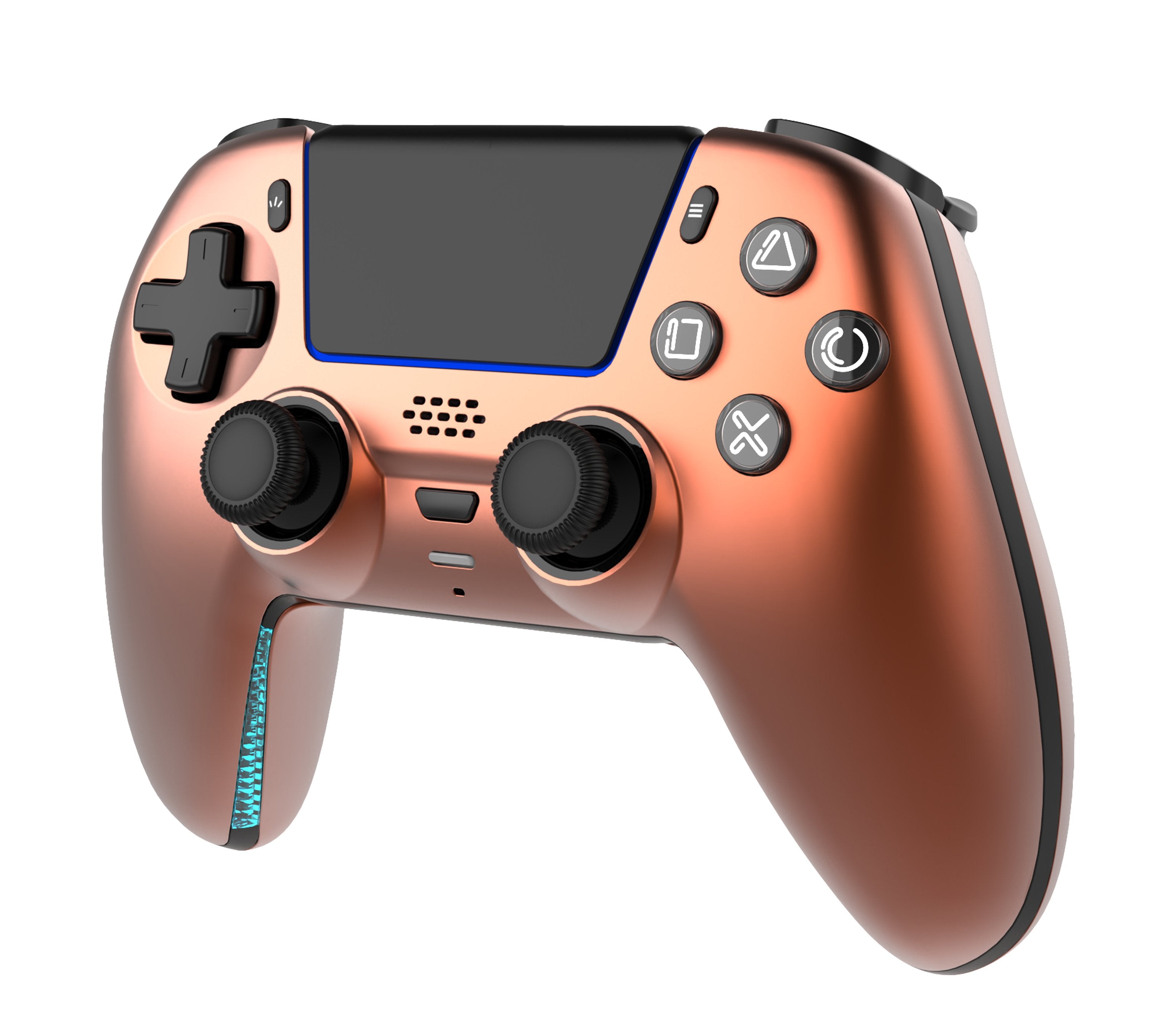 EAN 7333048072481 - Deltaco Gaming GAM-199-ORANGECOPPER mando y volante Naranja, Bronce Bluetooth/USB Gamepad PlayStation 5, imagen 4
