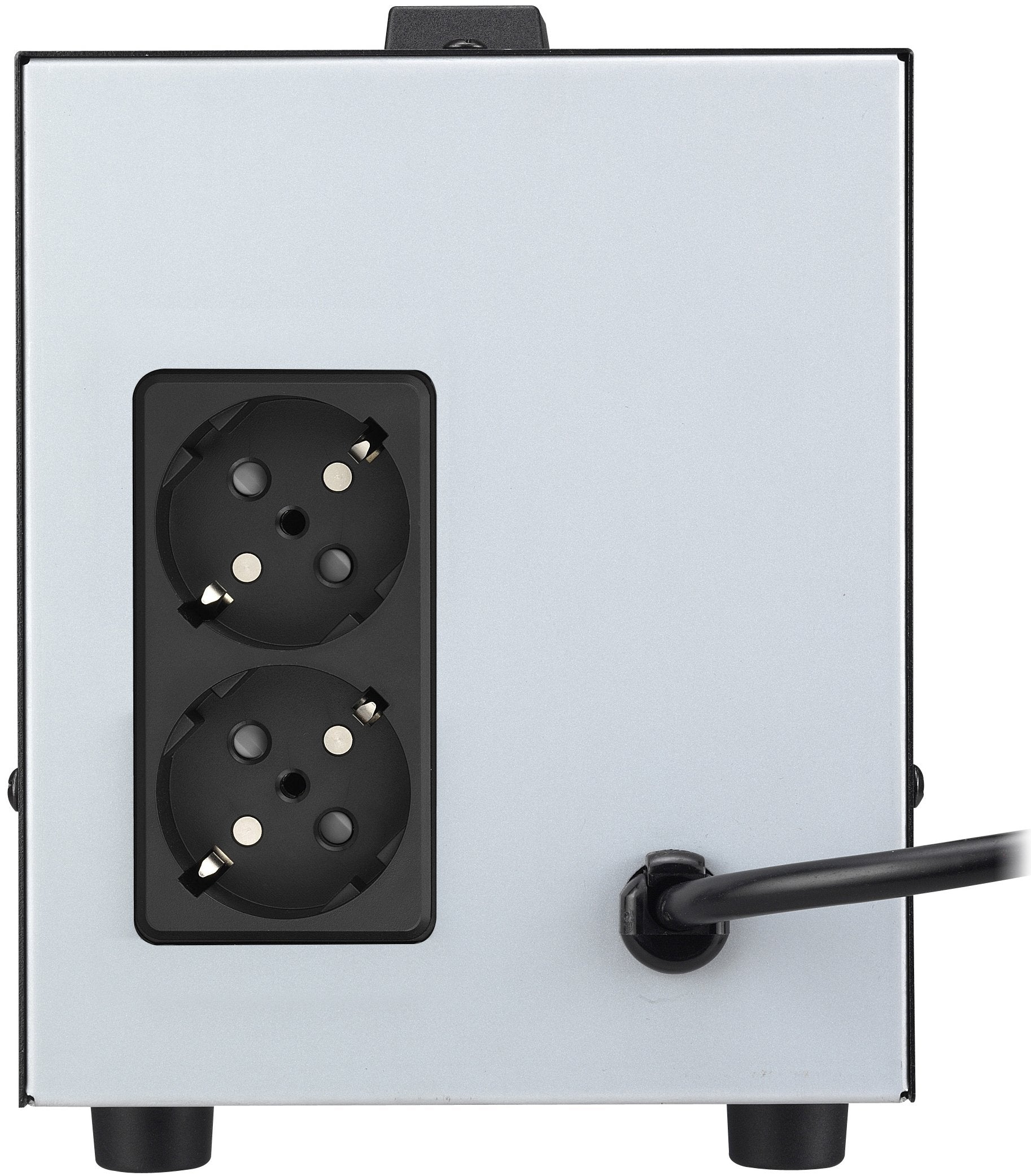 EAN 4260074976793 - PowerWalker AVR 1500/SIV regulador de voltaje 2 salidas AC 230 V Negro imagen 3