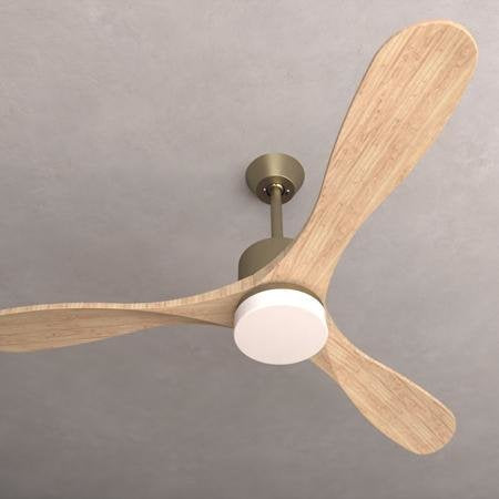Ventilador De Techo Cecotec Energysilence Aero 5290 Golden Pro 35w 3 Aspas 132cm 5 Velocidades