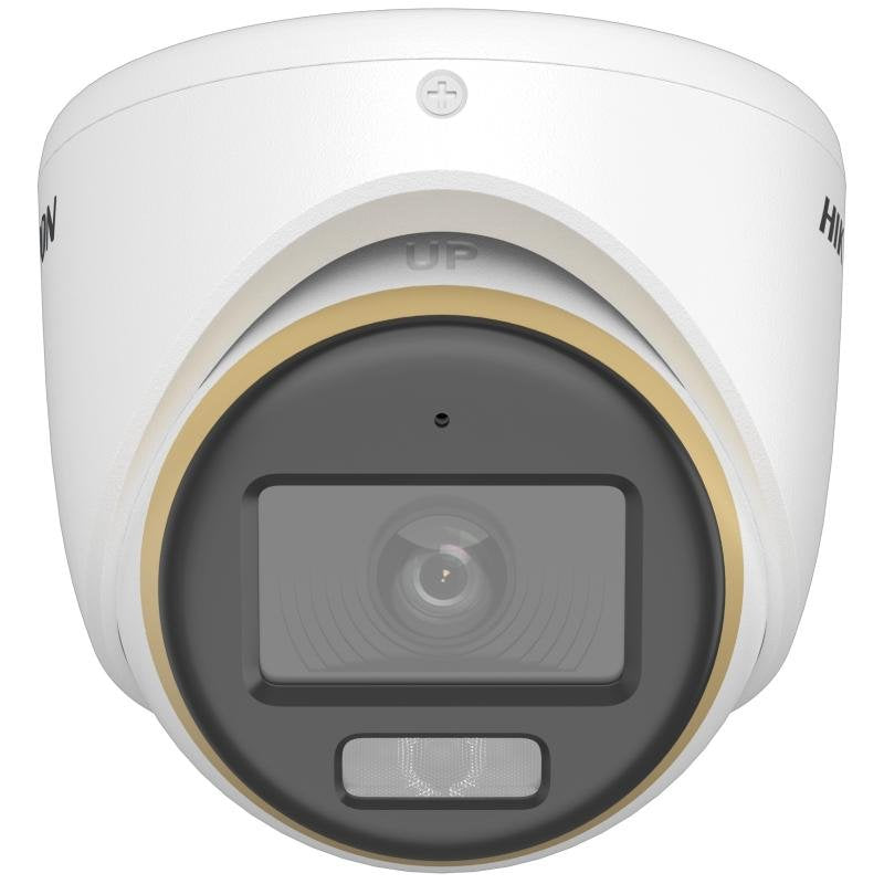 Hikvision Ds-2ce70df3t-Lmfs(2.8mm) 2 Mp Cámara Turret Colorvu De Doble Luz Fija