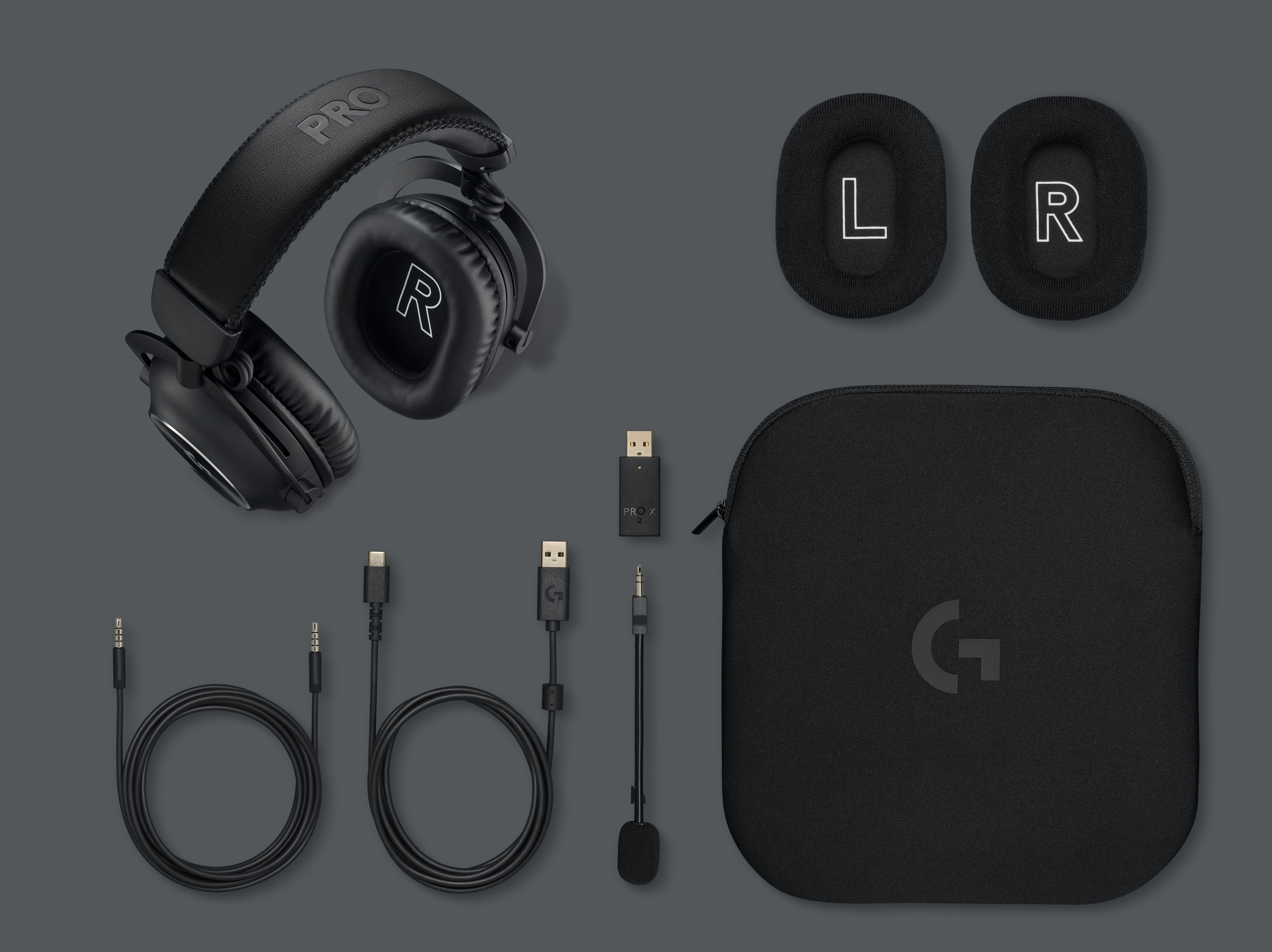 Auriculares Gaming Logitech G Pro X 2 Inalambrico Negro