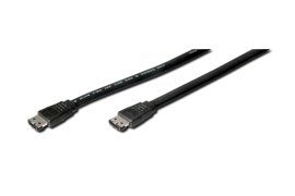 EAN 4016032193838 - ASSMANN Electronic SATA Anschlusskabel, eSATA I-Type, BL cable de SATA 1 m Negro imagen 1