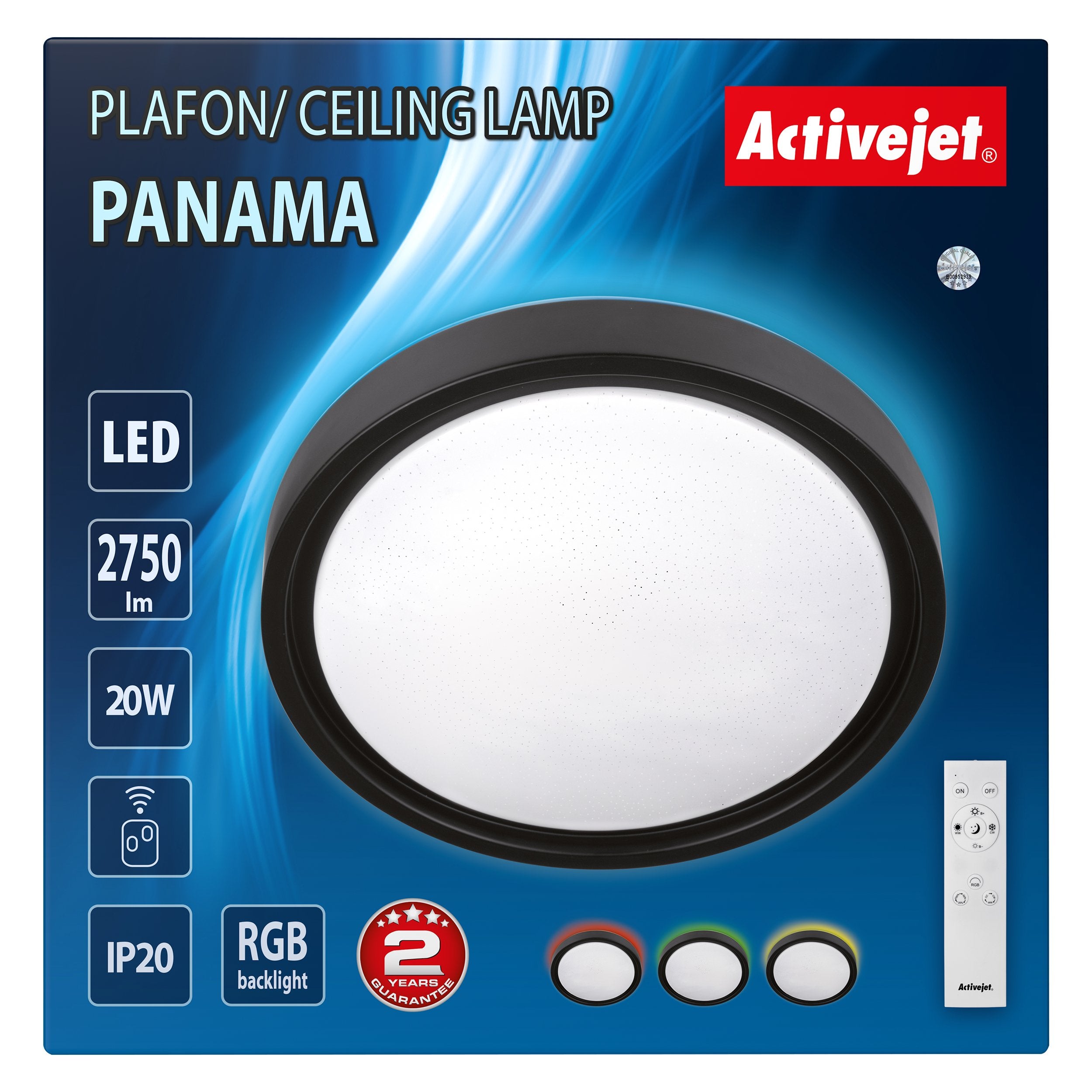 EAN 5901443120469 - Activejet AJE-PANAMA iluminación de techo Bombilla(s) no reemplazable(s) F imagen 7