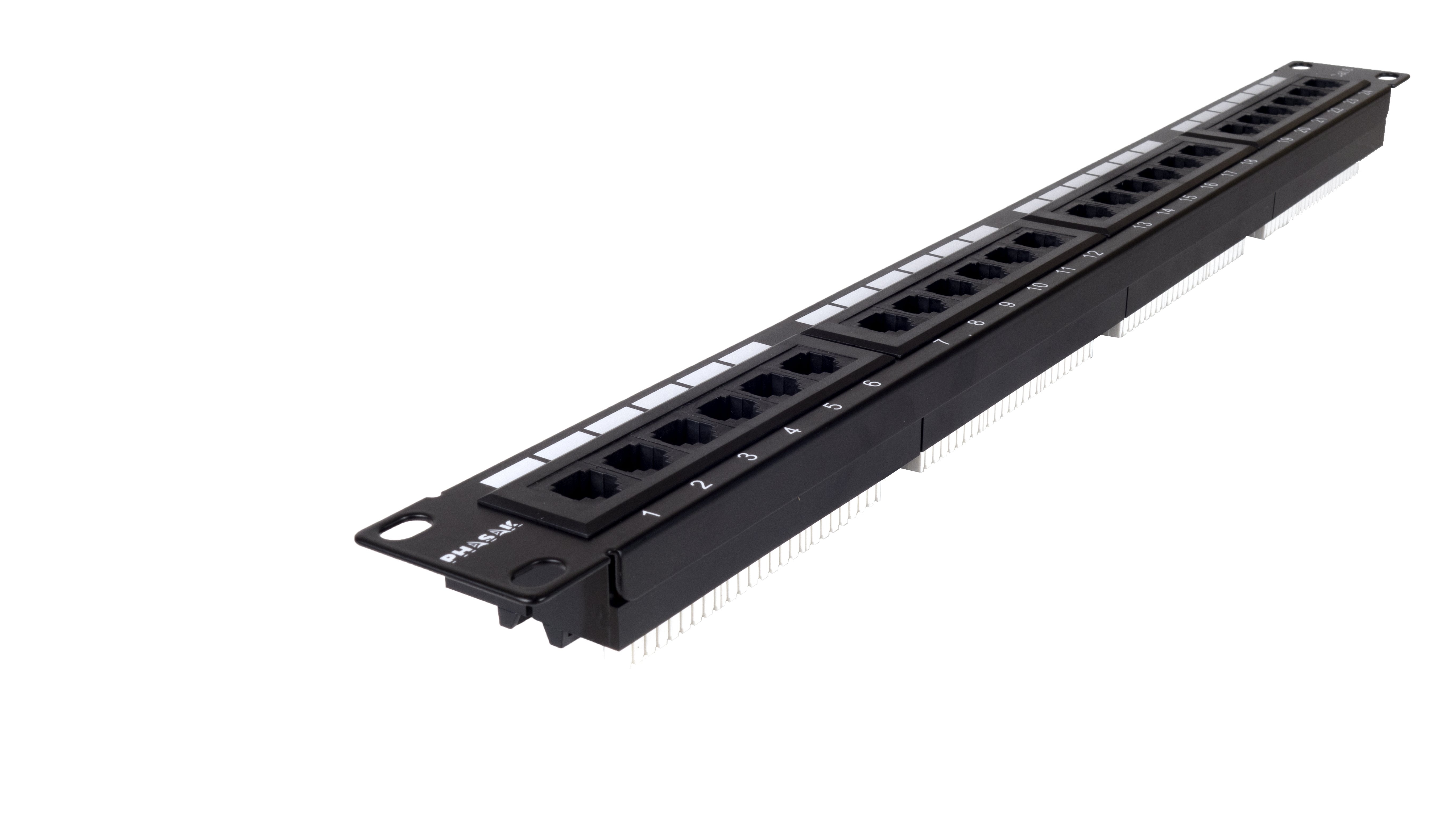 Phasak Panel De Parcheo 19" Cat.6 Utp Rj45 Dual 1u