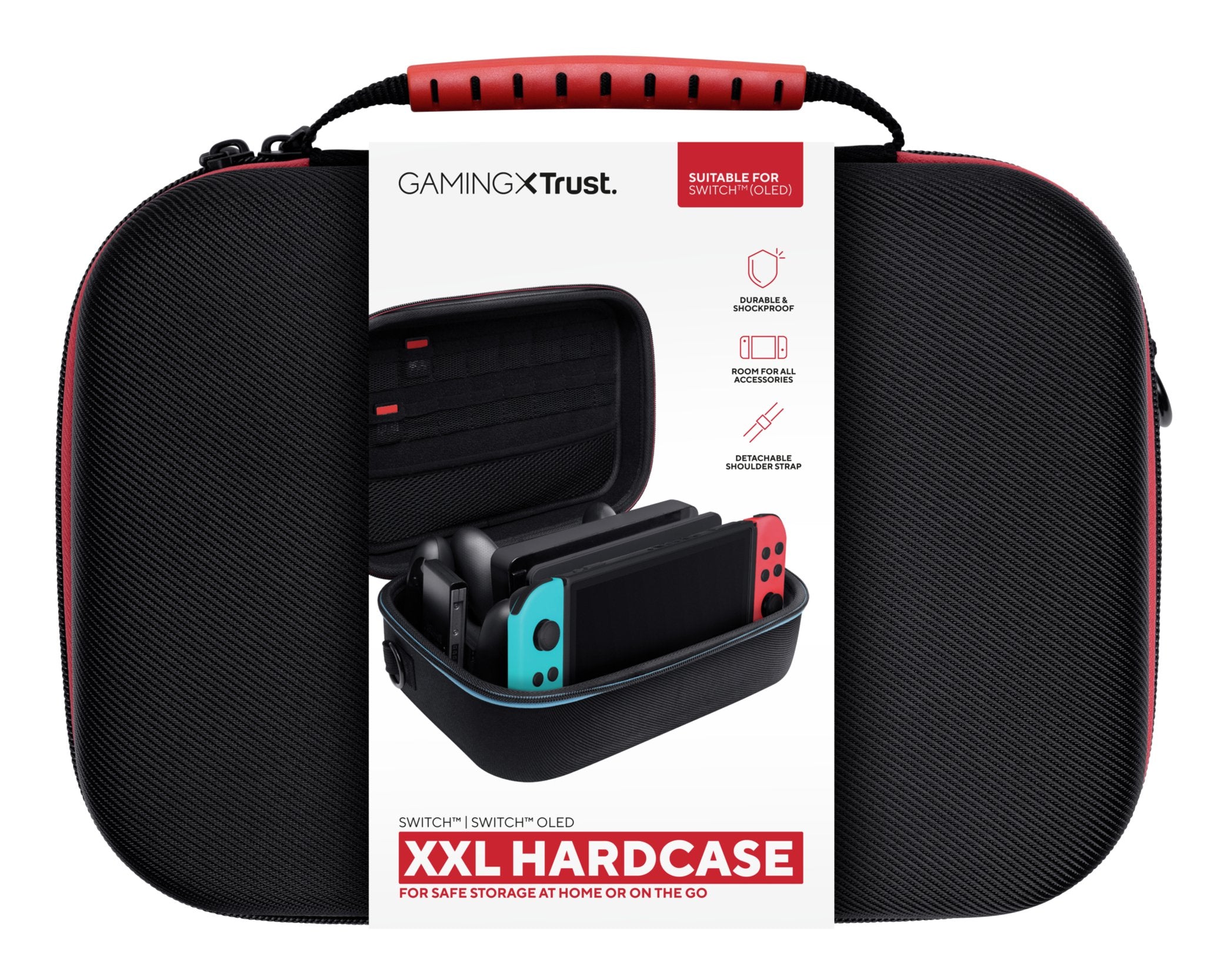 EAN 8713439254242 - Trust GXT 1247 Funda protectora rígida Nintendo Negro, Azul, Rojo imagen 8