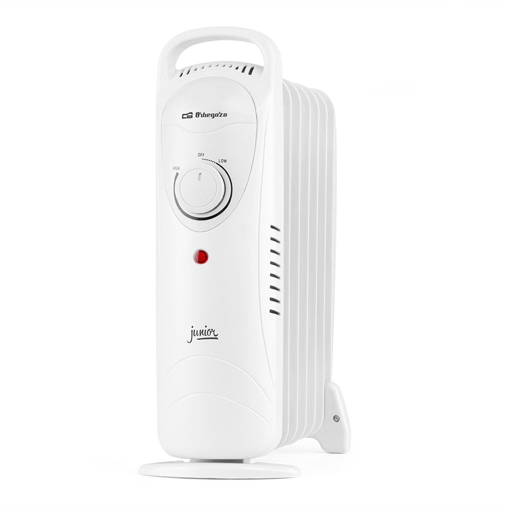 Orbegozo Ro 1020 Radiador De Aceite Junior Compacto - Potente Y Seguro - Termostato Regulable - Bajo Consumo - Facil De