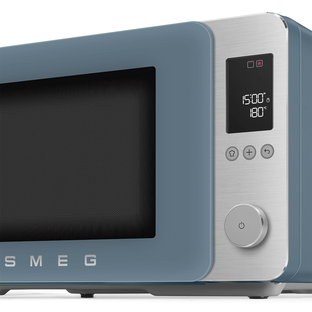 EAN 8017709356620 - Smeg MOC02SBMEU microondas Azul Microondas combinado Encimera 27 L 1450 W imagen 16