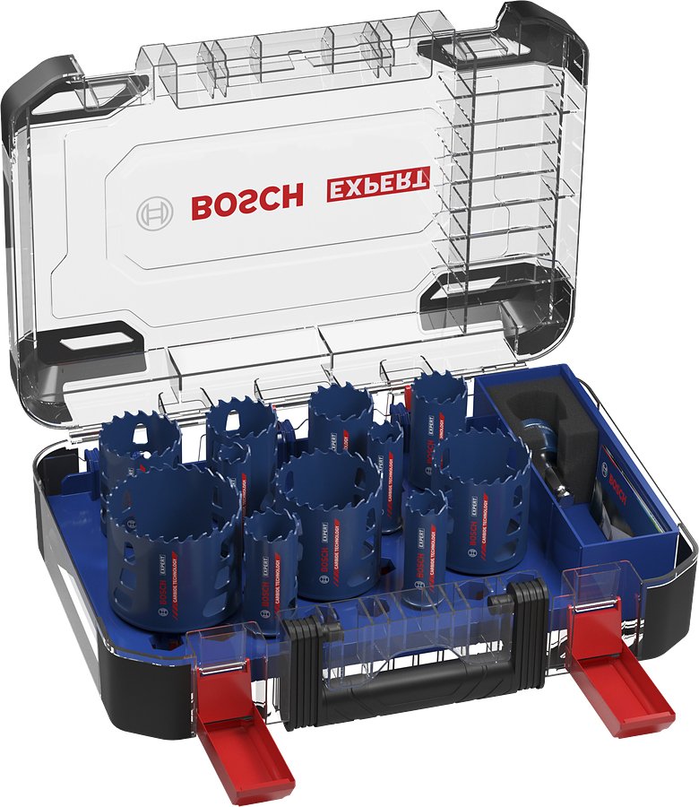 Bosch Juego De Coronas Perforadoras Expert "Toughmaterial", Ø 20-76 Mm, 14 Piezas 2608900447