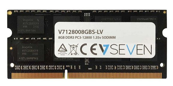 Memoria Ram V7 Sodimm Ddr3 8gb 1600mhz Cl11 Non Ecc Mem So Dimm Pc3-12800 1.35v