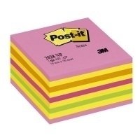 Post-It Cubo De Notas Multicolor 5x50 Hojas 76x76 Colores Verde/Azul Neon