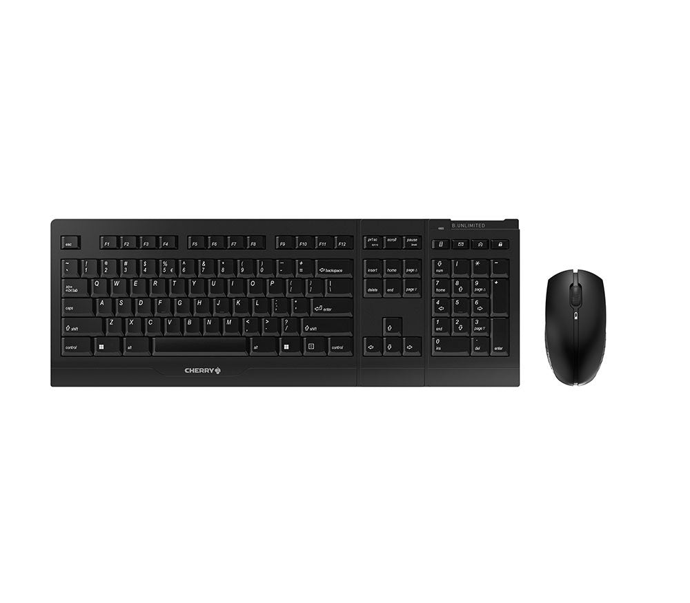 EAN 4025112086755 - CHERRY B.Unlimited 3.0 teclado Ratón incluido Universal RF inalámbrico QWERTY Inglés de EE. UU. Negro imagen 1