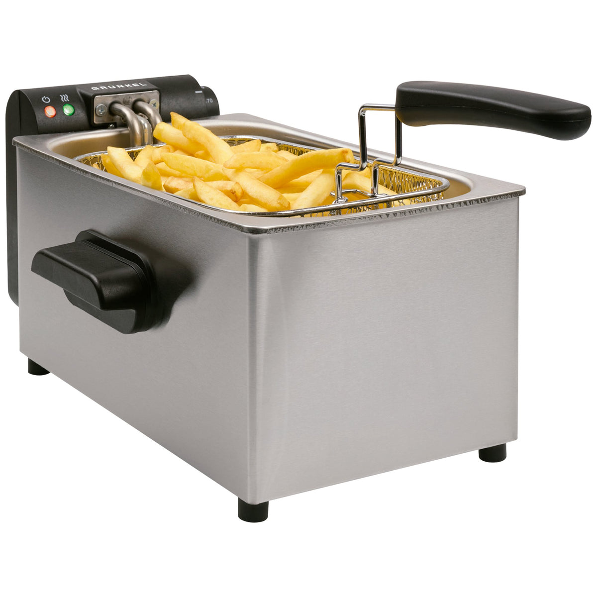 EAN 8426156018812 - Grunkel FRYPRO-3SS freidora Sencillo 3 L Independiente 2000 W Acero inoxidable imagen 7