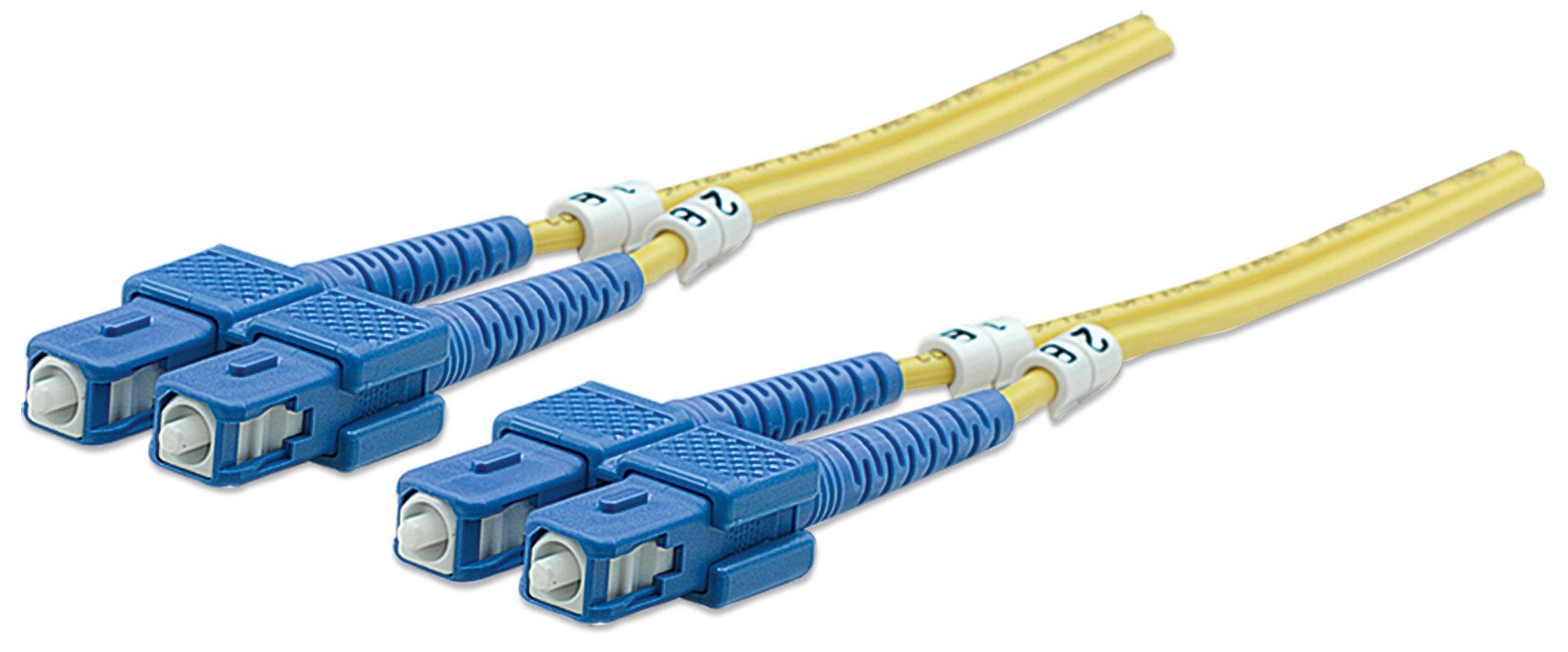 EAN 0766623470636 - Intellinet 470636 Cable de fibra óptica e InfiniBand 5 m SC Amarillo imagen 1