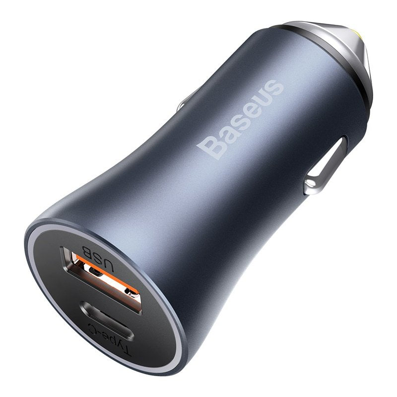 EAN 6953156201934 - Baseus Golden Contactor Pro Dual Smartphone Gris Encendedor de cigarrillos Interior imagen 4
